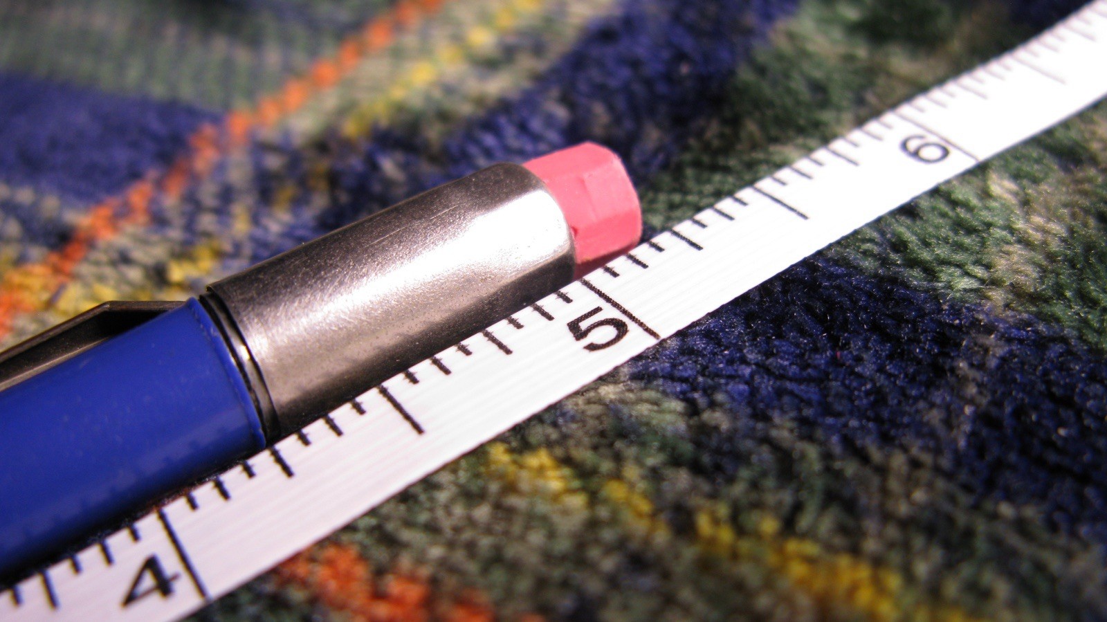 Vintage Advertising Mechanical Pencil Blue 1.18mm Working Eraser and Lead