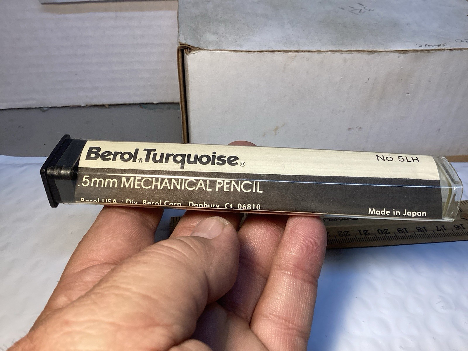 Vintage BEROL Turquoise Mechanical No. 5LH Pencil. IN BOX