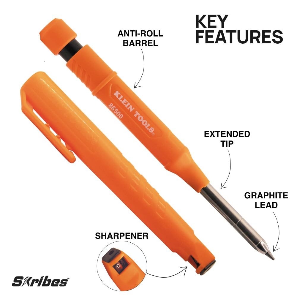 KLEIN TOOLS 80189 Skribes 2.8 mm Mechanical White, Yellow, Red, Graphite