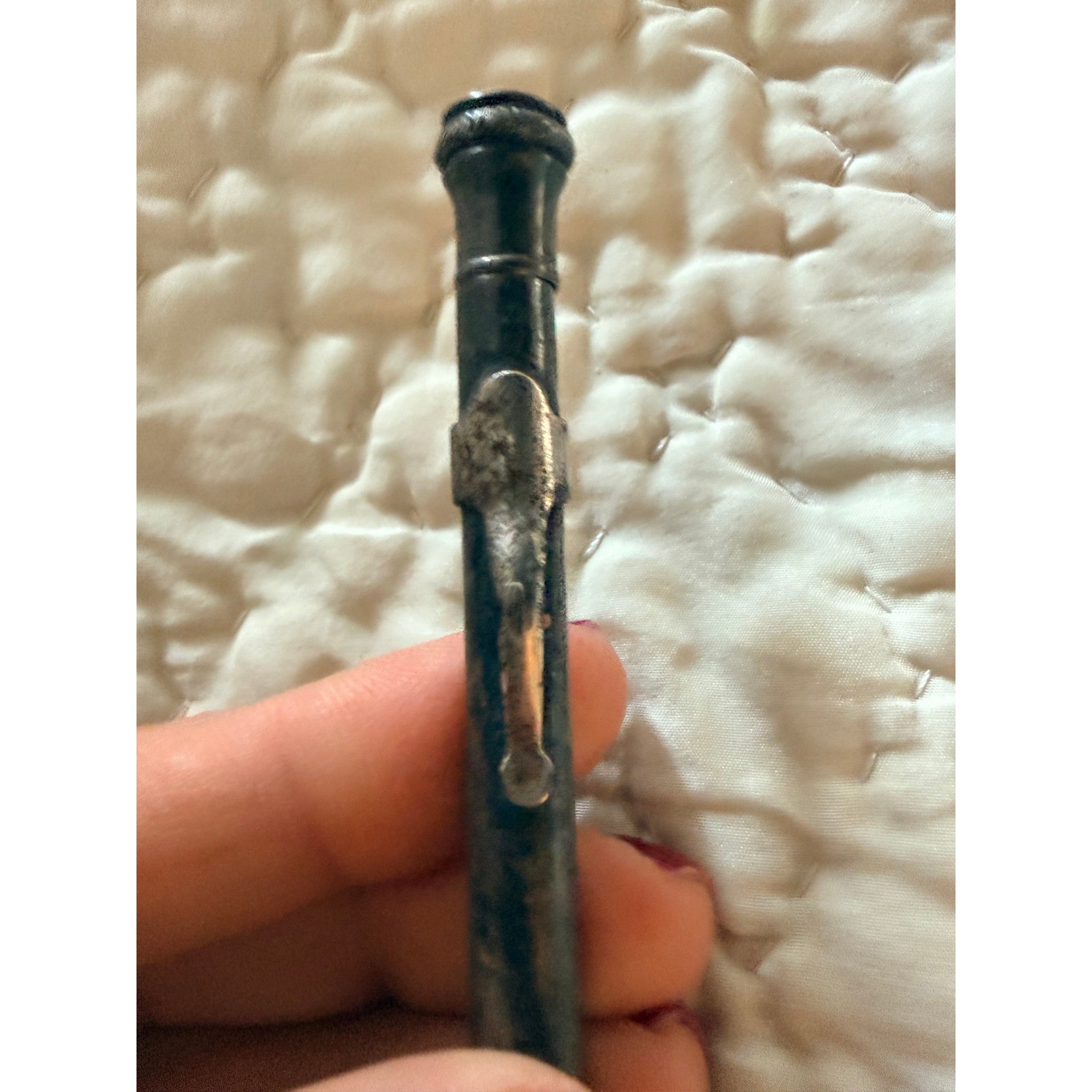 Vintage Mechanical Pencil Telescoping Metal Pencil and Black Gold Tone Pencil