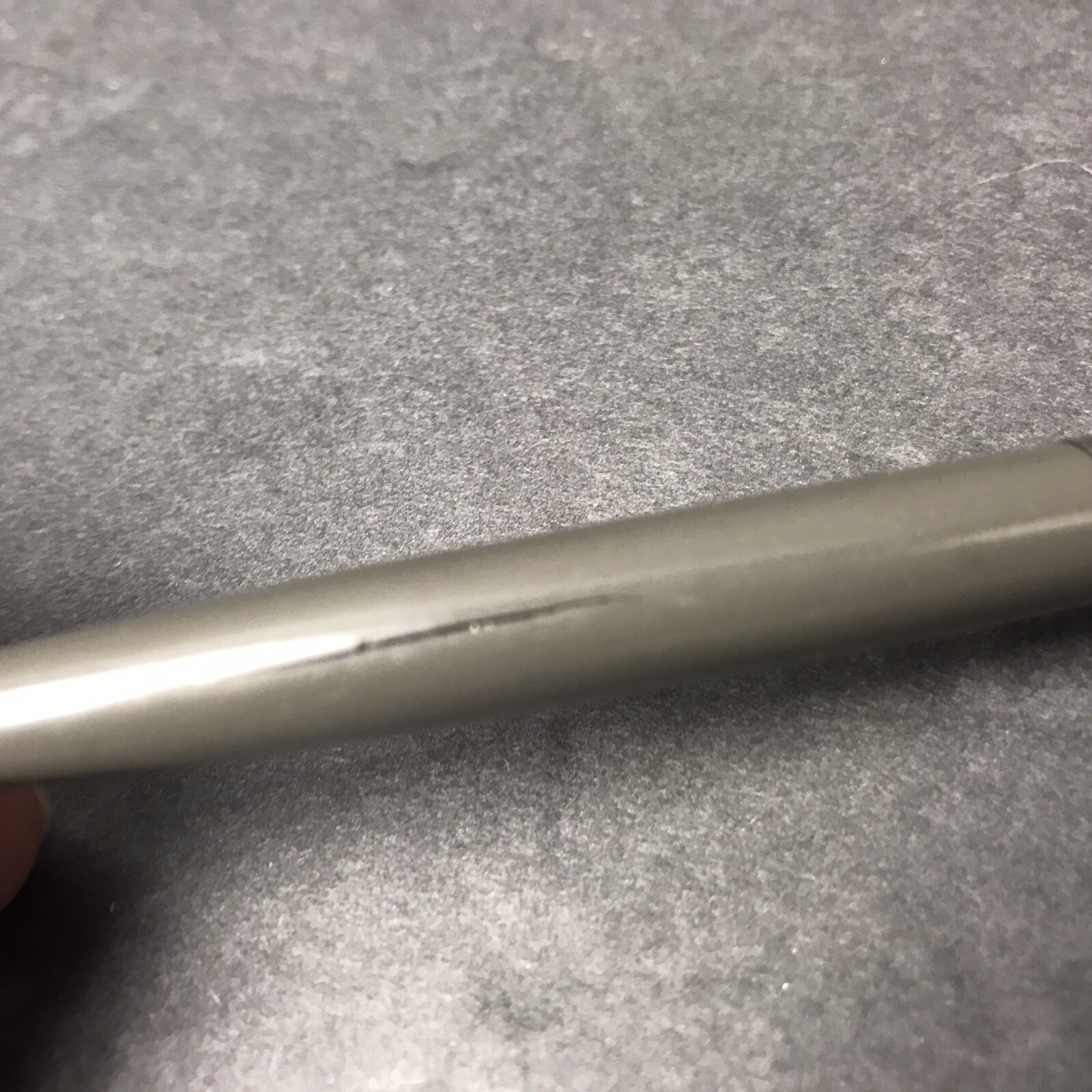 Vintage Parker Mechanical Twist Pencil Gray Silver (Crack in Barrel)