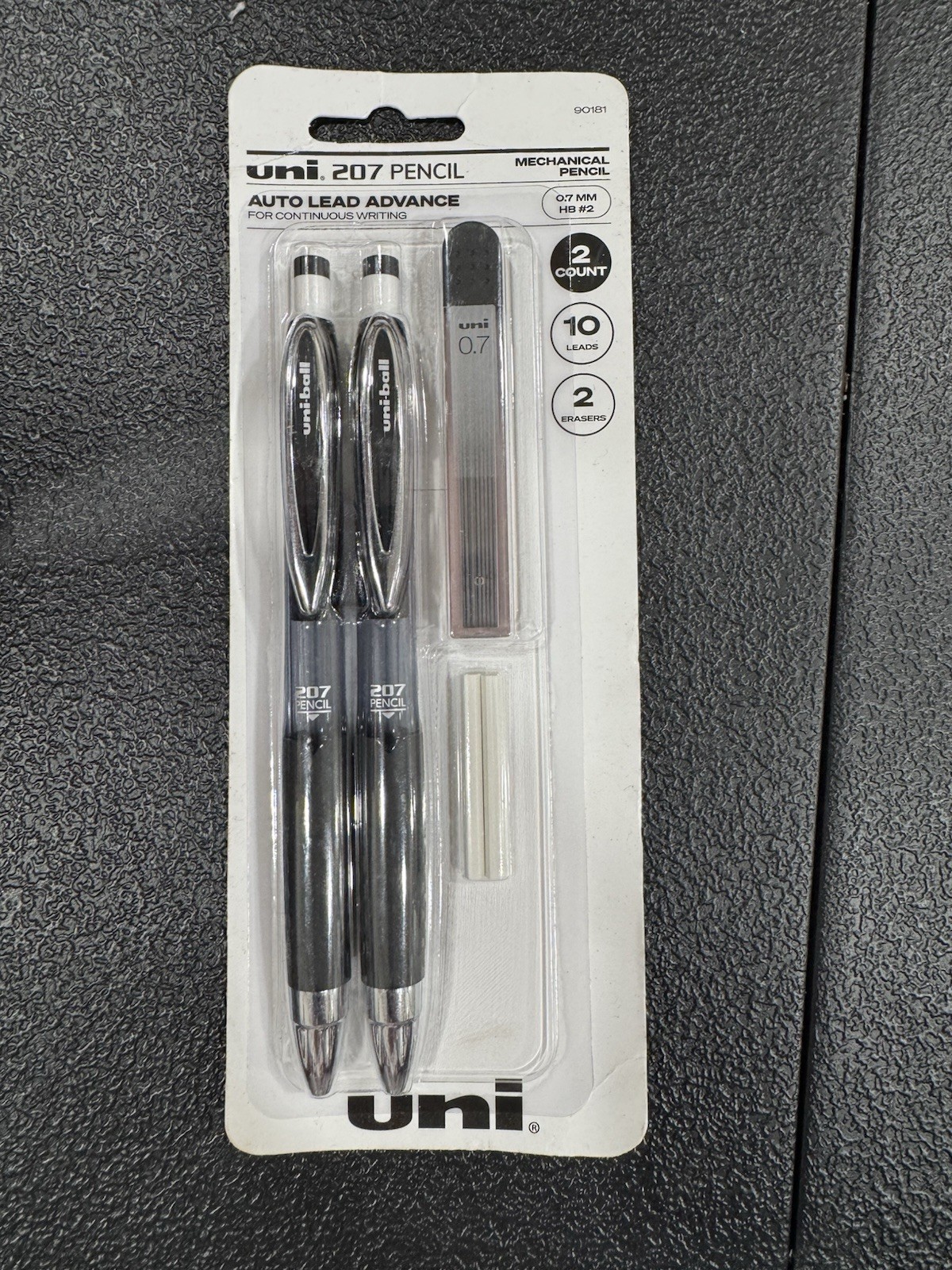 Uni-ball 207 Mechanical Pencil 0.7mm 2 Pack