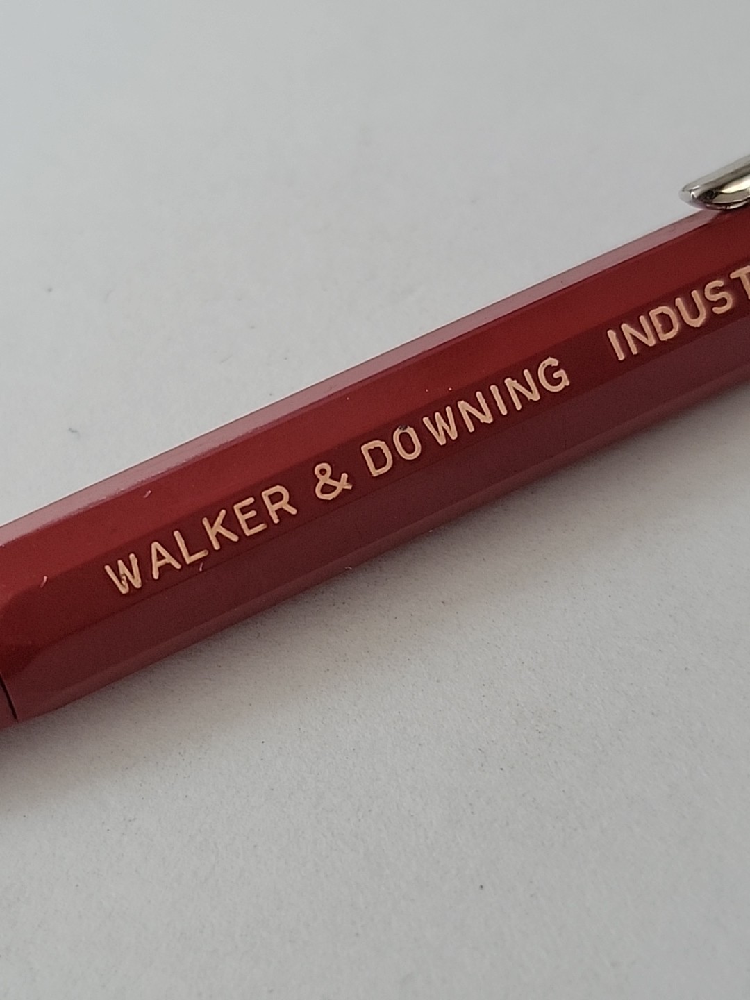 Vintage Large Autopoint Walker Downing Industrial Advertising Mechanical Pencil