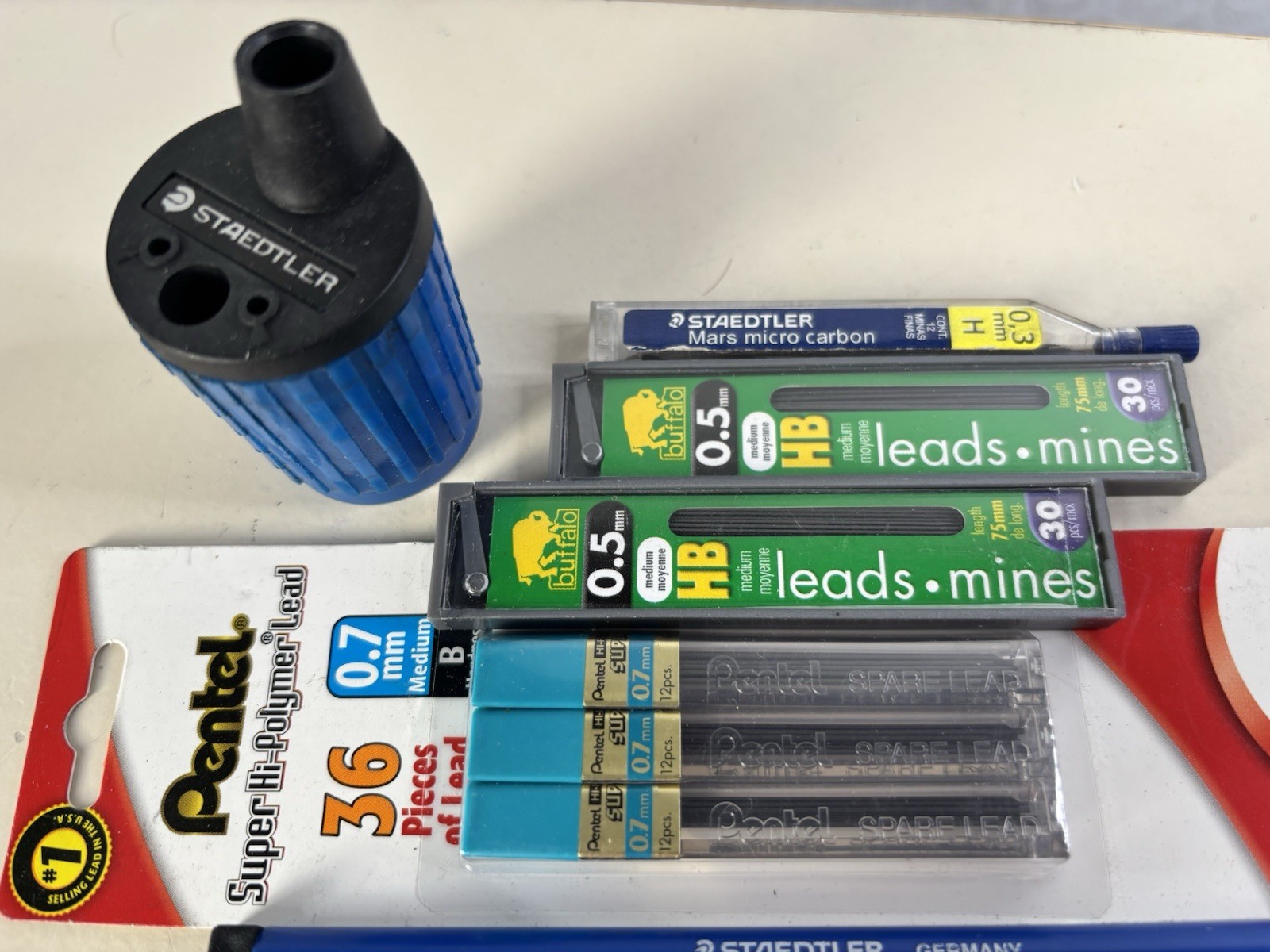 Staedtler 925 Drafting Pencil .7mm Korea Black Bundle Lot Lead