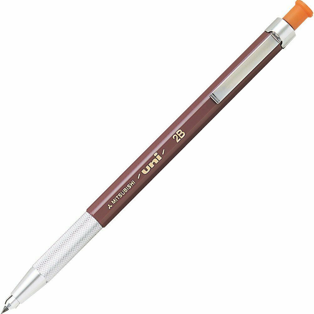 New Uni 2.0mm Lead Holder Drop Type,Mechanical Pencil 2B MH5002B from Japan