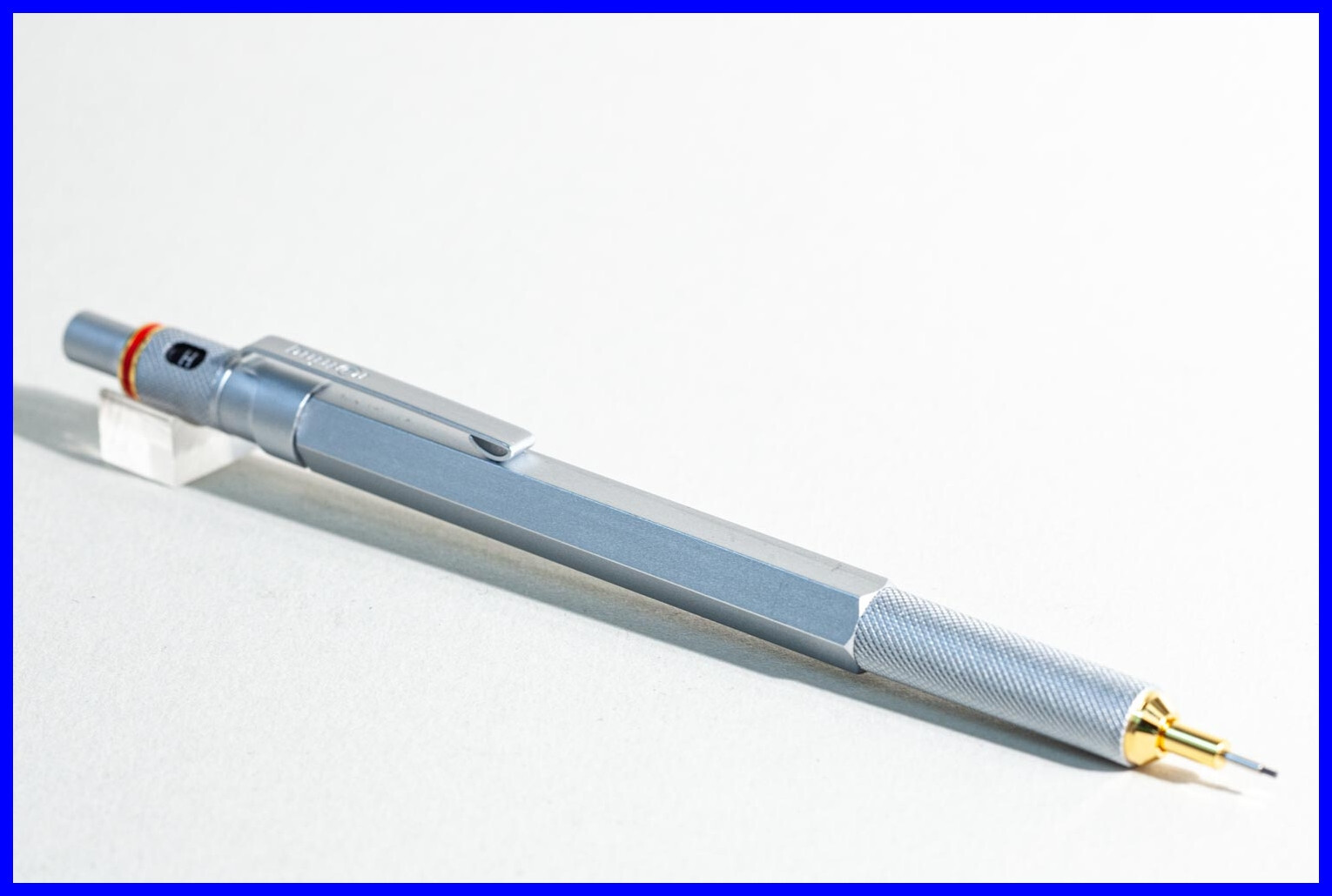 Perfect 1990s Rotring 600 Mechanical Pencil In Silver & Gold For 0.7Mm Leads