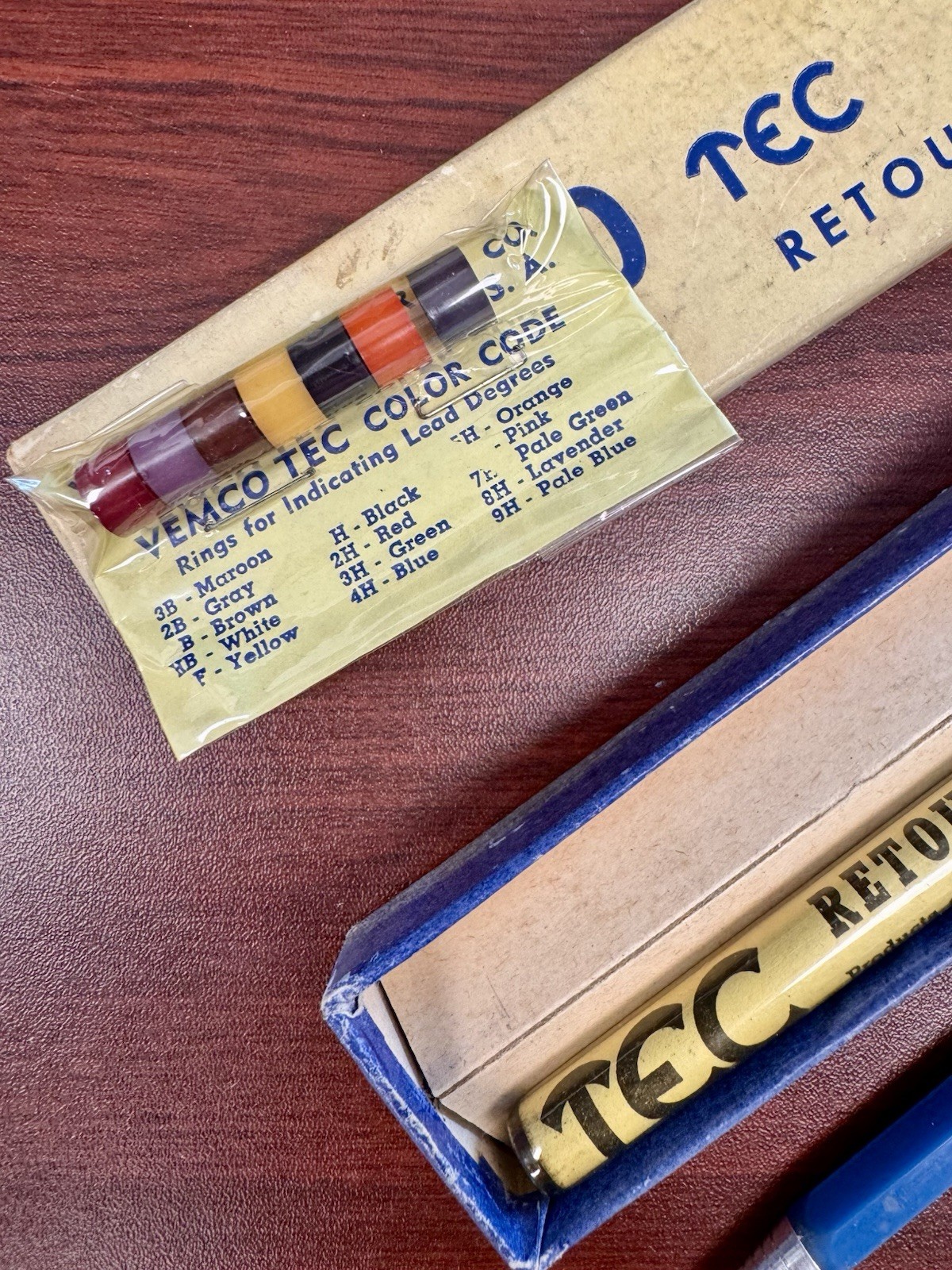 TEC Retouching Set 2mm Color Coded Customizable