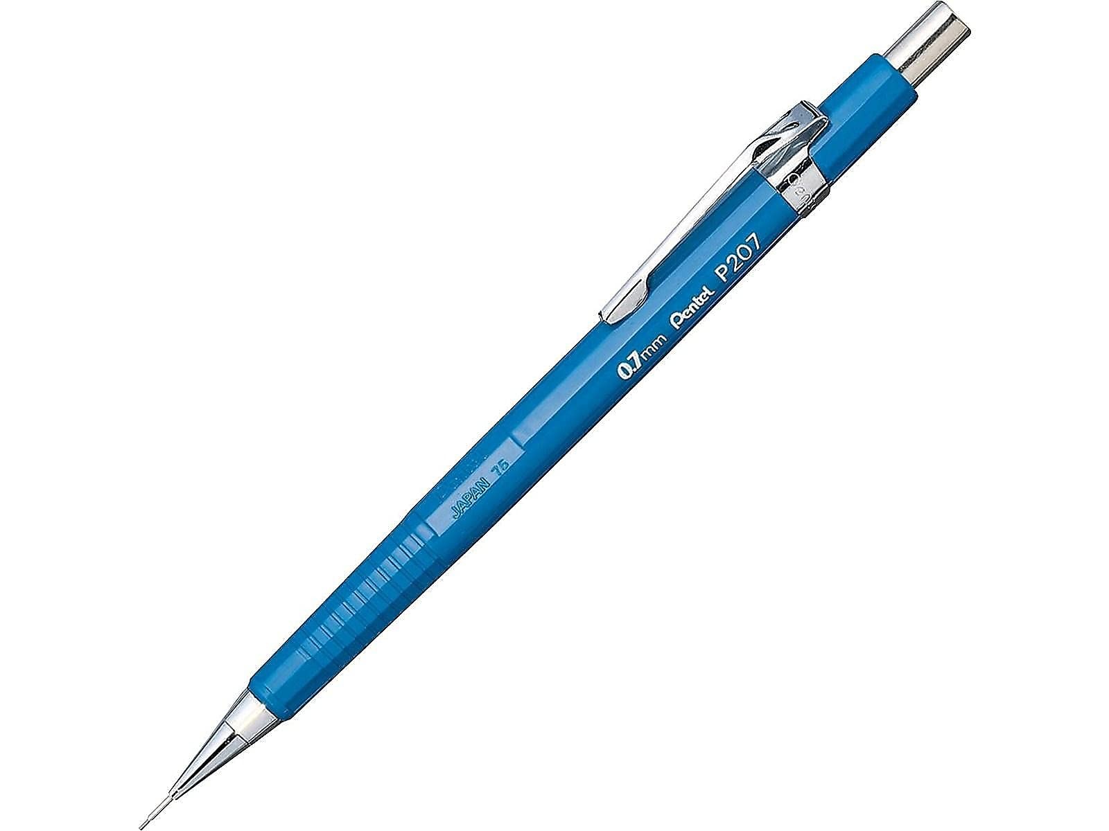 Pentel Sharp Mechanical Pencil 0.7mm 2 Pack Blue Retractable Comfortable Grip