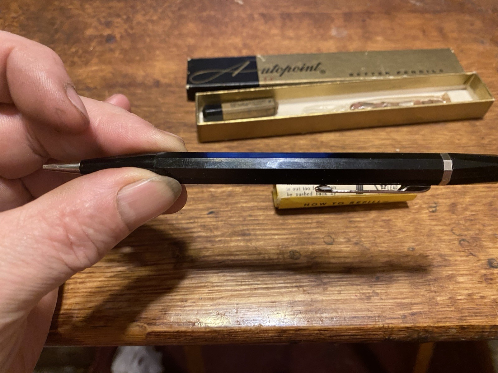 Vtg Autopoint Mechanical Pencil NOS. Complete. American Coldset Corporation.
