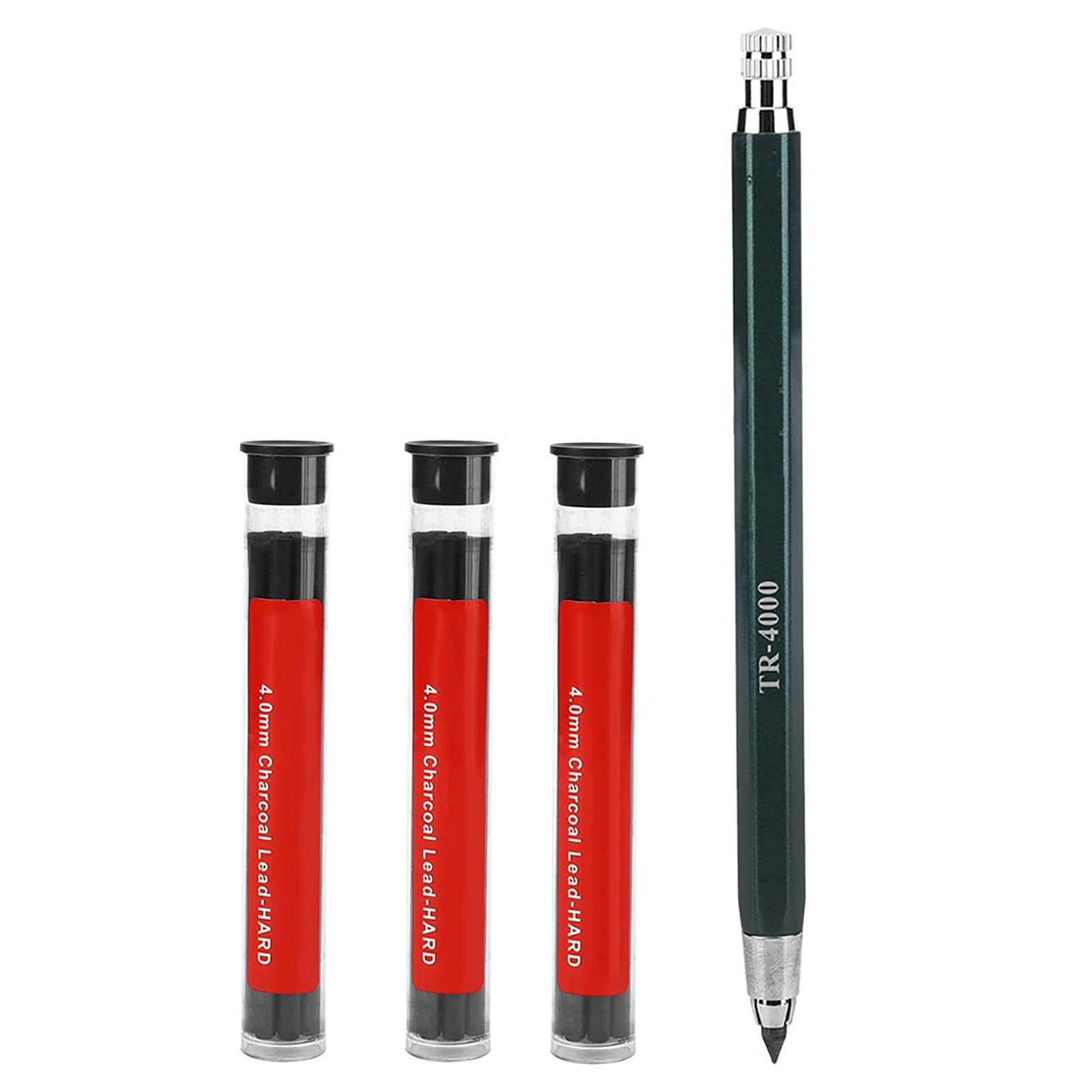 4mm Lead Holder Mechanical Clutch Pencil Charcoal Core Art Sketching Marking