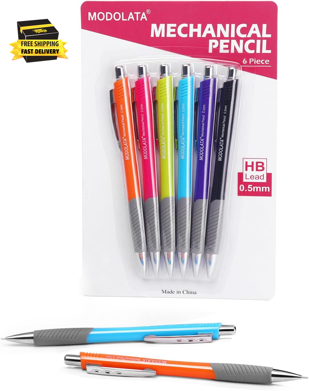 0.5MM Mechanical Pencil Set, Lead Pencils 0.5Mm for Student and Artist Drawing,