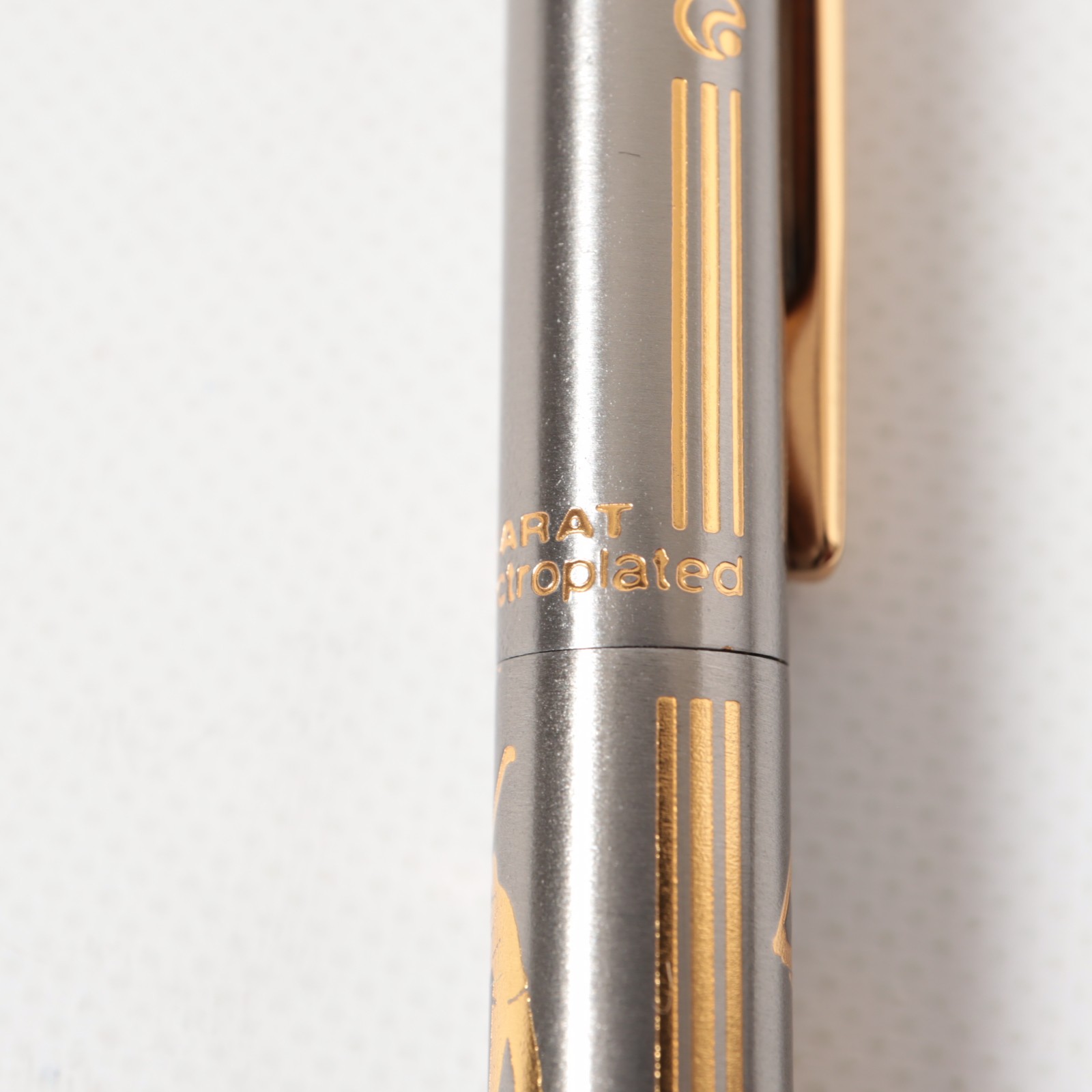 Elysee Sports Series Golf Mechanical Pencil 24K Gold Electroplated W/Box Papers