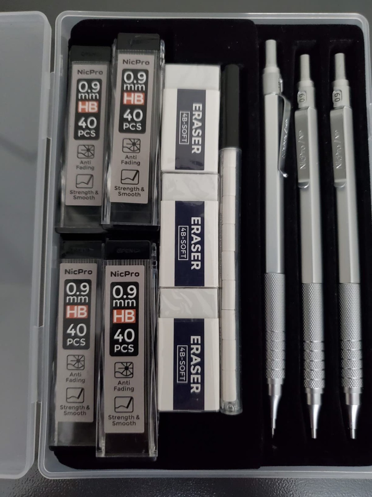 High-Performance 0.7mm Pencil Set with Anti-Skid Grip – Perfect for Architects