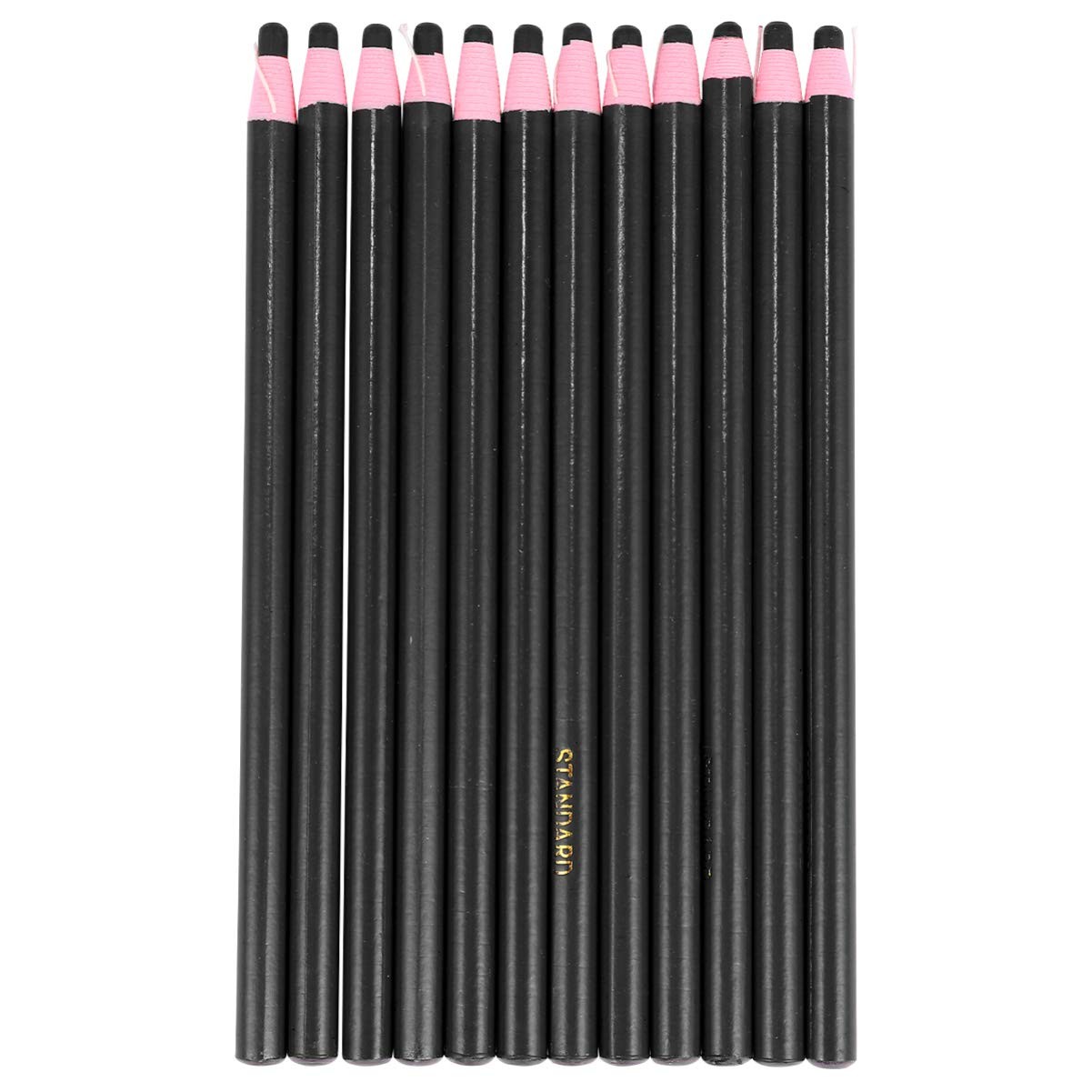 NUOBESTY Peel-off China Markers Black Grease Pencils Wax Crayon