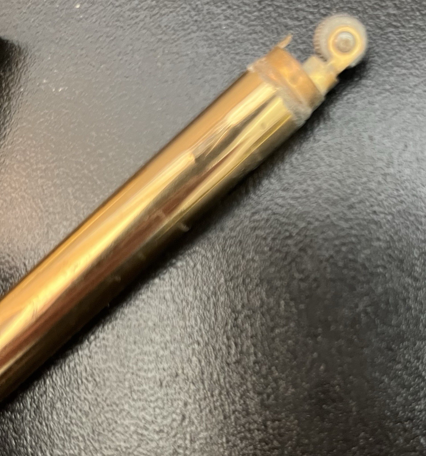 Vintage BB Mechanical Pencil Lighter Combo Gold Tone USA