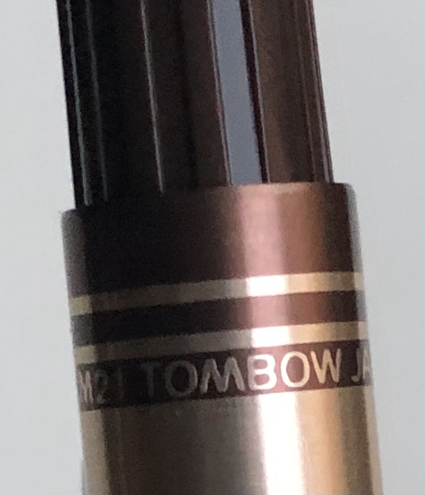 Vintage TOMBOW 500 Mechanical Pencil .5mm Lead Sticker Tan Metal NOS Japan
