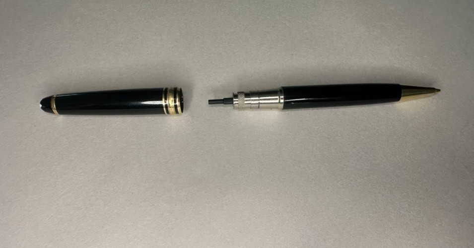 Montblanc Meisterstück Mechanical Pencil Black Gold Trim Germany Box 0.7mm