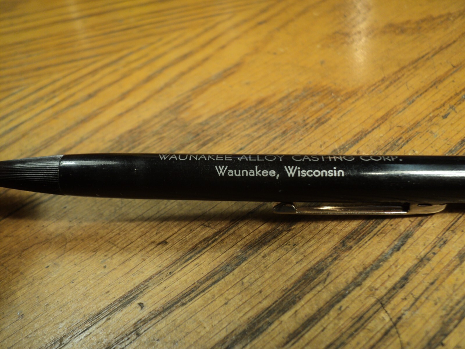 Vintage Autopoint Mechanical Pencil Trantinyl Waunakee Alloy Casting Corp