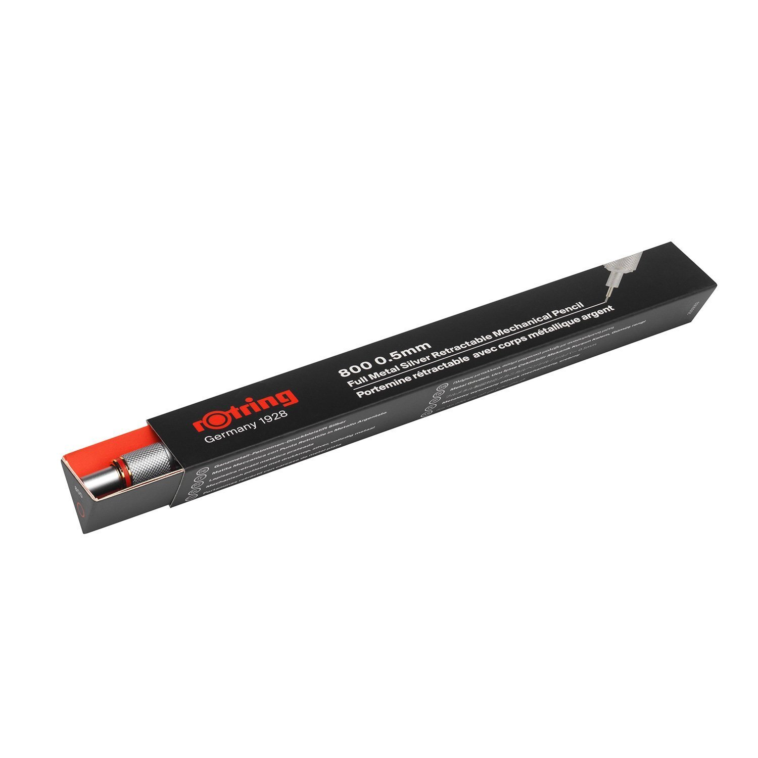 Rotring 800 Series Mechanical Pencil in Silver – 0.5mm – NEW in Box