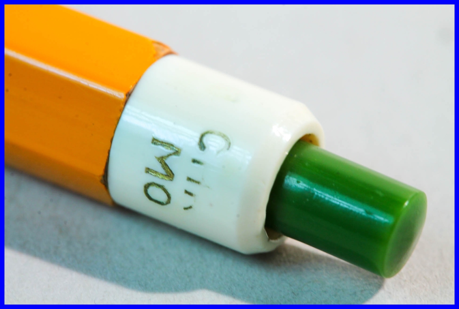 Green pusher EBERHARD FABER 606 ” VAN DYKE ” CHR MO LEADHOLDER pencil 2 mm