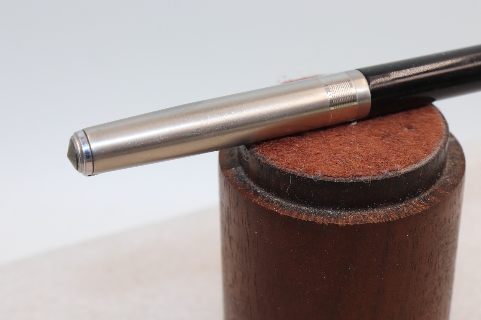 1937-1941 PARKER Stacked Coin Cap Mechanical Pencil Clear Cap Jewel