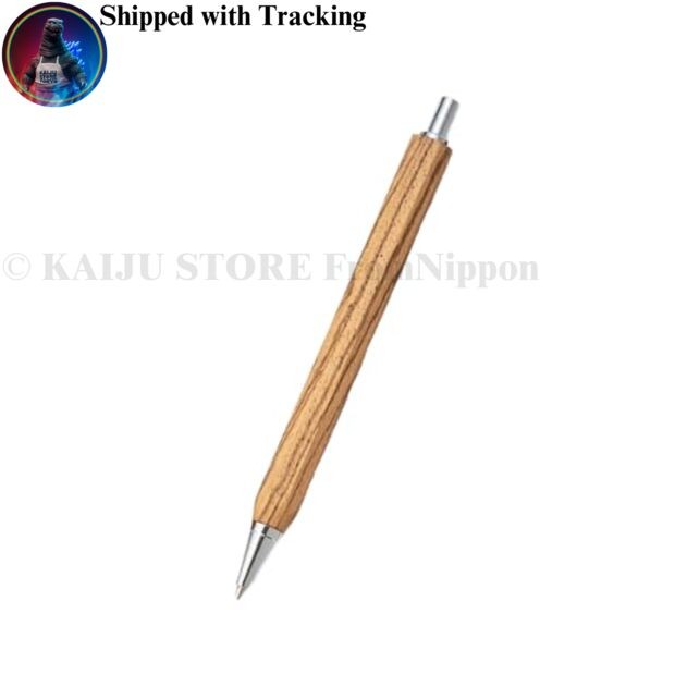 Octagon Wood Mechanical Pencil 0.5mm Zebrawood Japan Made