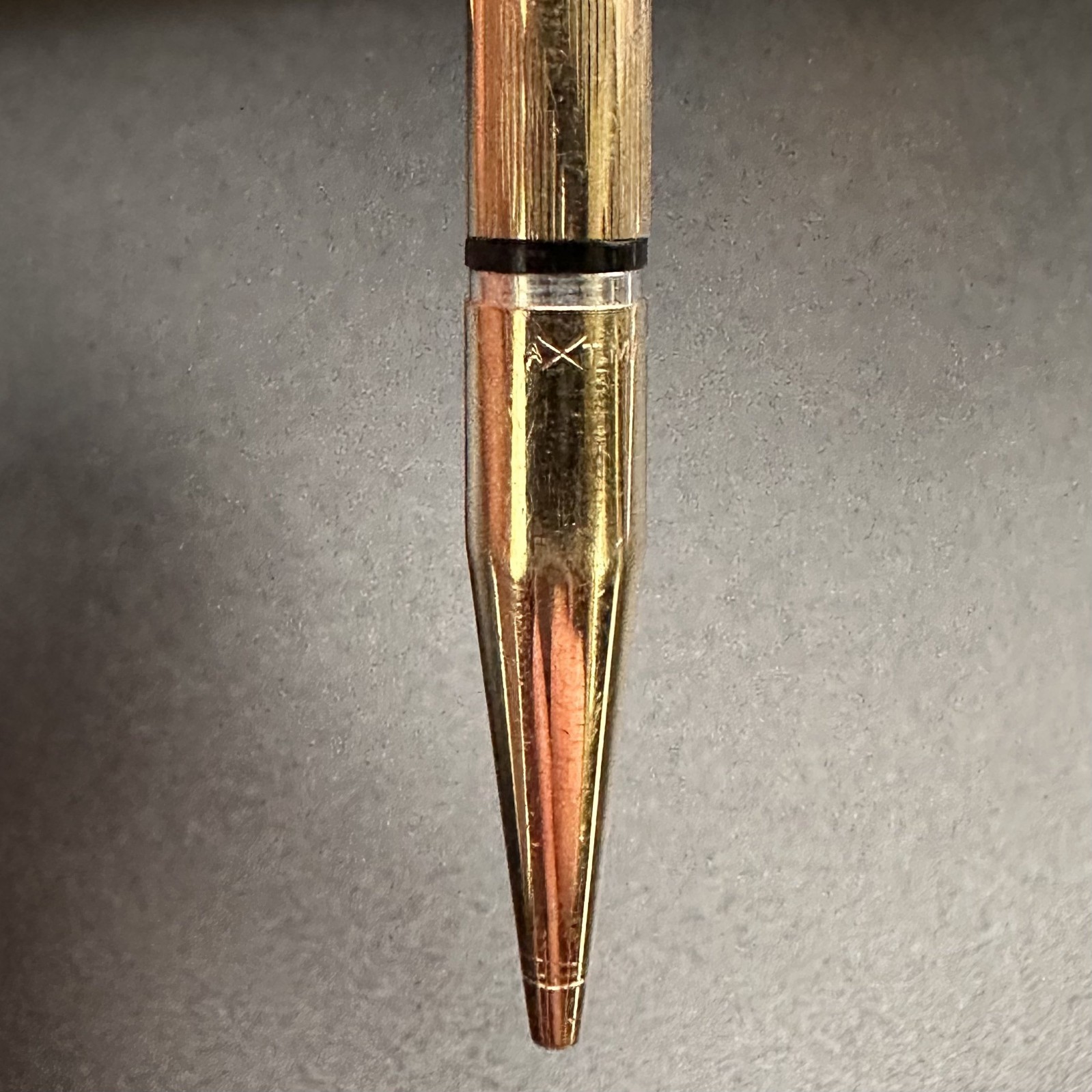 Vintage Cross Ringtop Mini Mechanical Pencil, 1/30 10K Gold Filled, c. 1920, USA