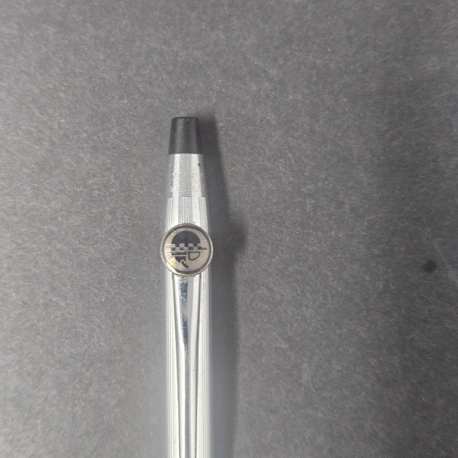 Vintage Cross Classic Century Chrome Mechanical Pencil Unknown Corporate Logo US