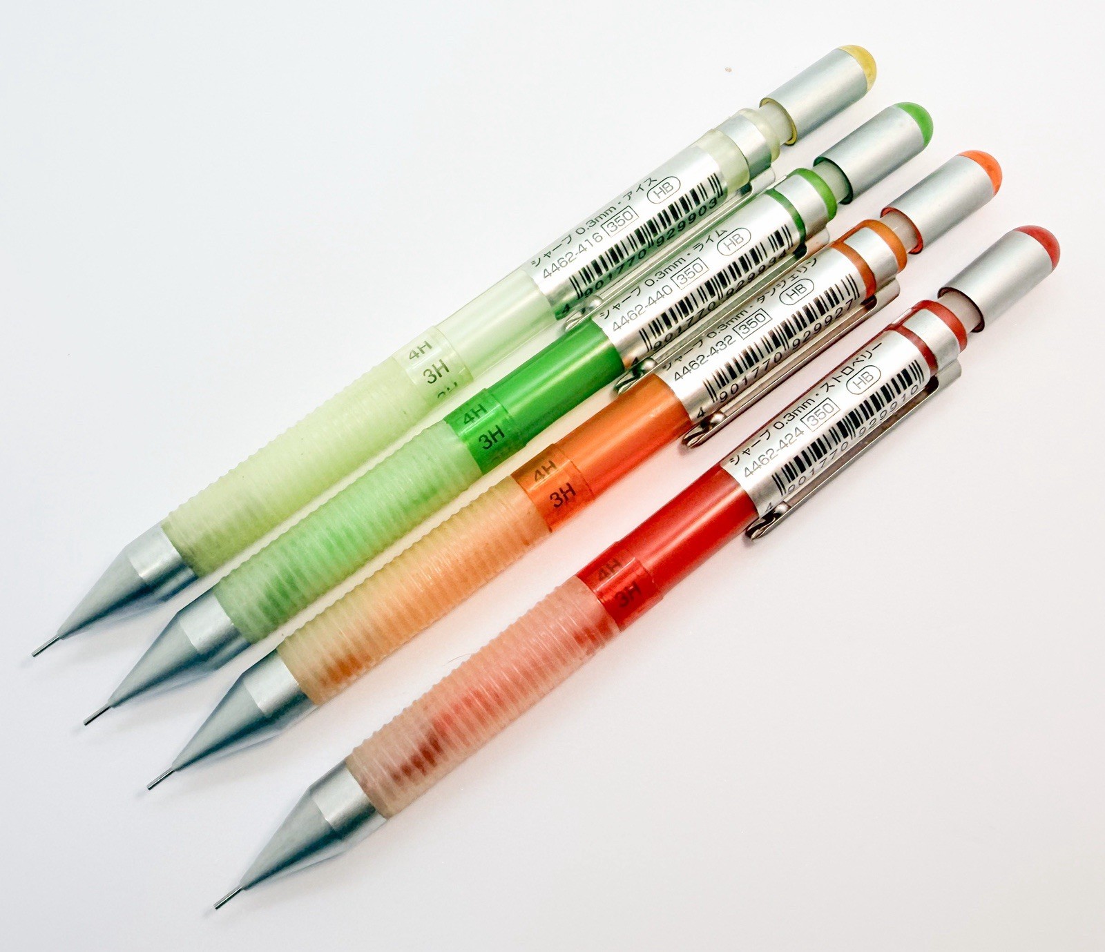 Not Used Old Stock Sun Star 4pcs Drafting Mechanical Pencil 0.3mm Working