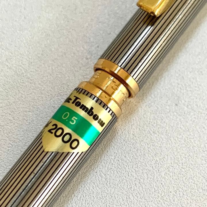 Discontinued Vintage Tombow Name Unknown Knock Type Etched Mechanical Pencil