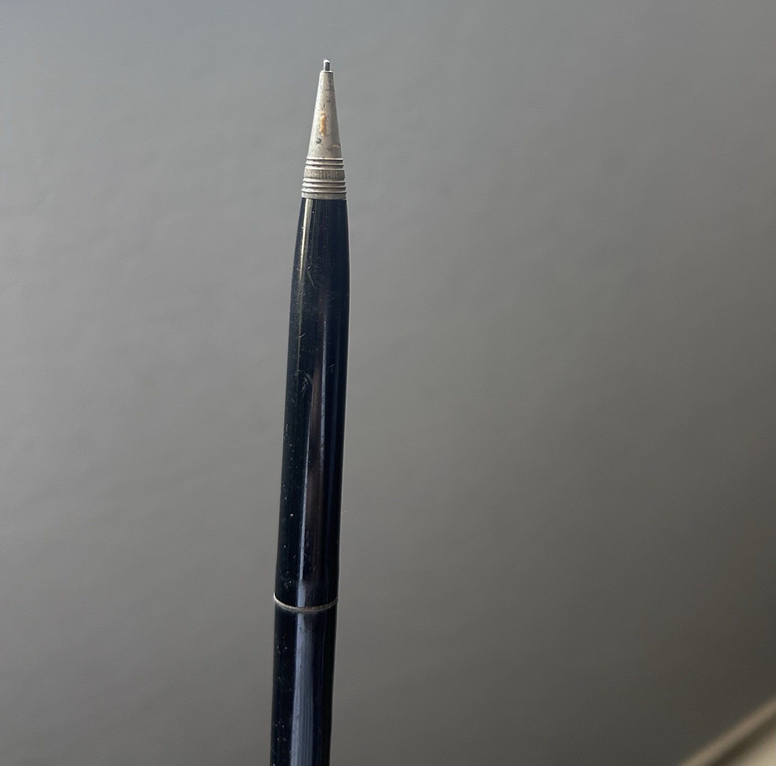 Vintage Ritepoint Mechanical Pencil Black 5″ USA – Working – For Parts / Repair