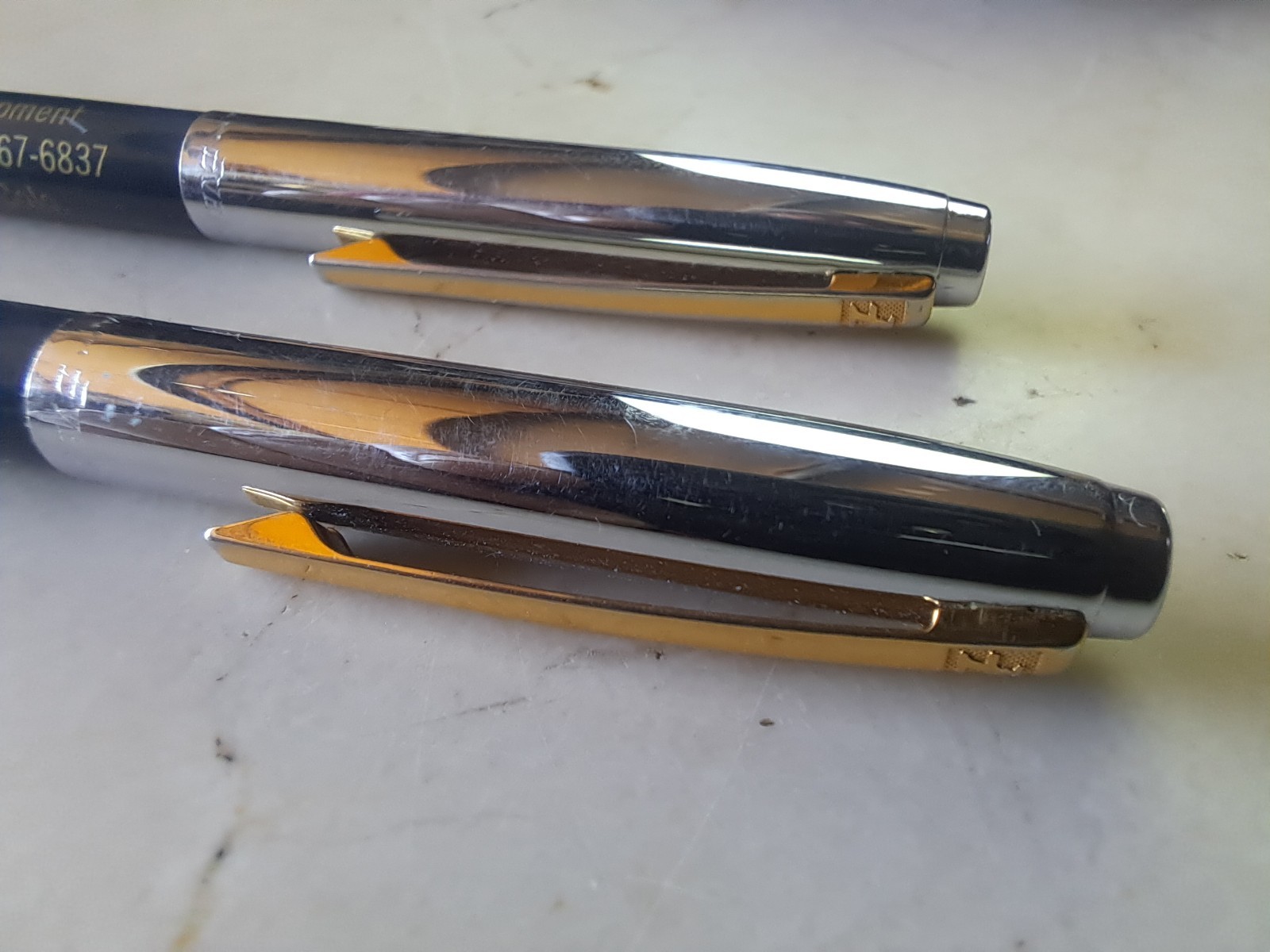 LOT of 2 EVERSHARP Symphony Luxury Navy 0.9mm Pencils 1950’s Advertising