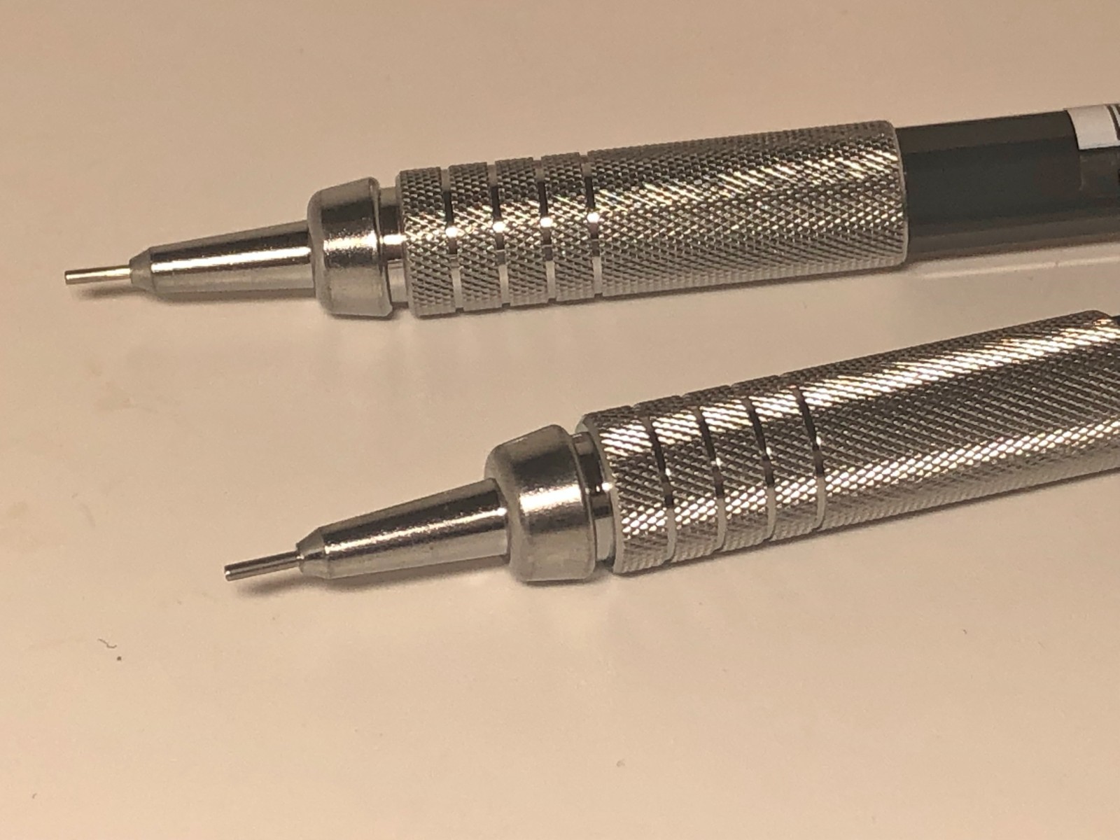 Pentel Graph Gear 500 Automatic Drafting Pencil Black Silver PG525A Lot of 2