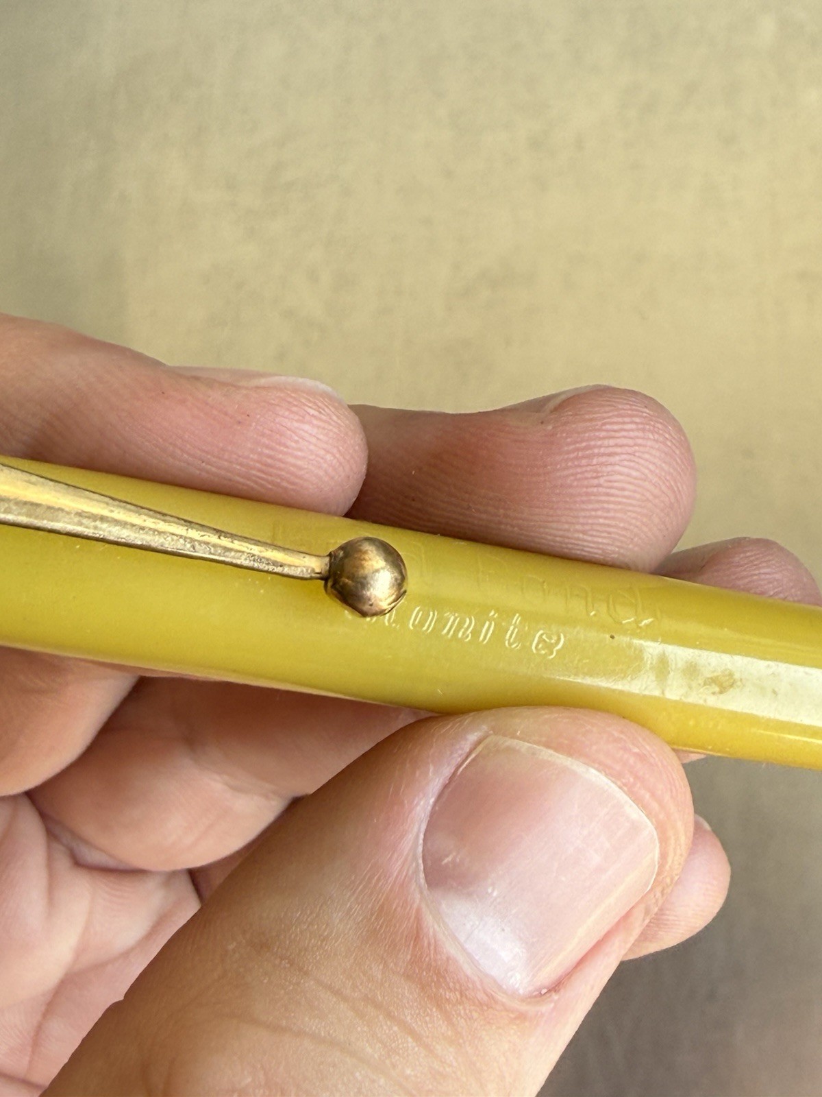 Gold Bond Stonite Yellow 1.1mm Pencil – 1930’s
