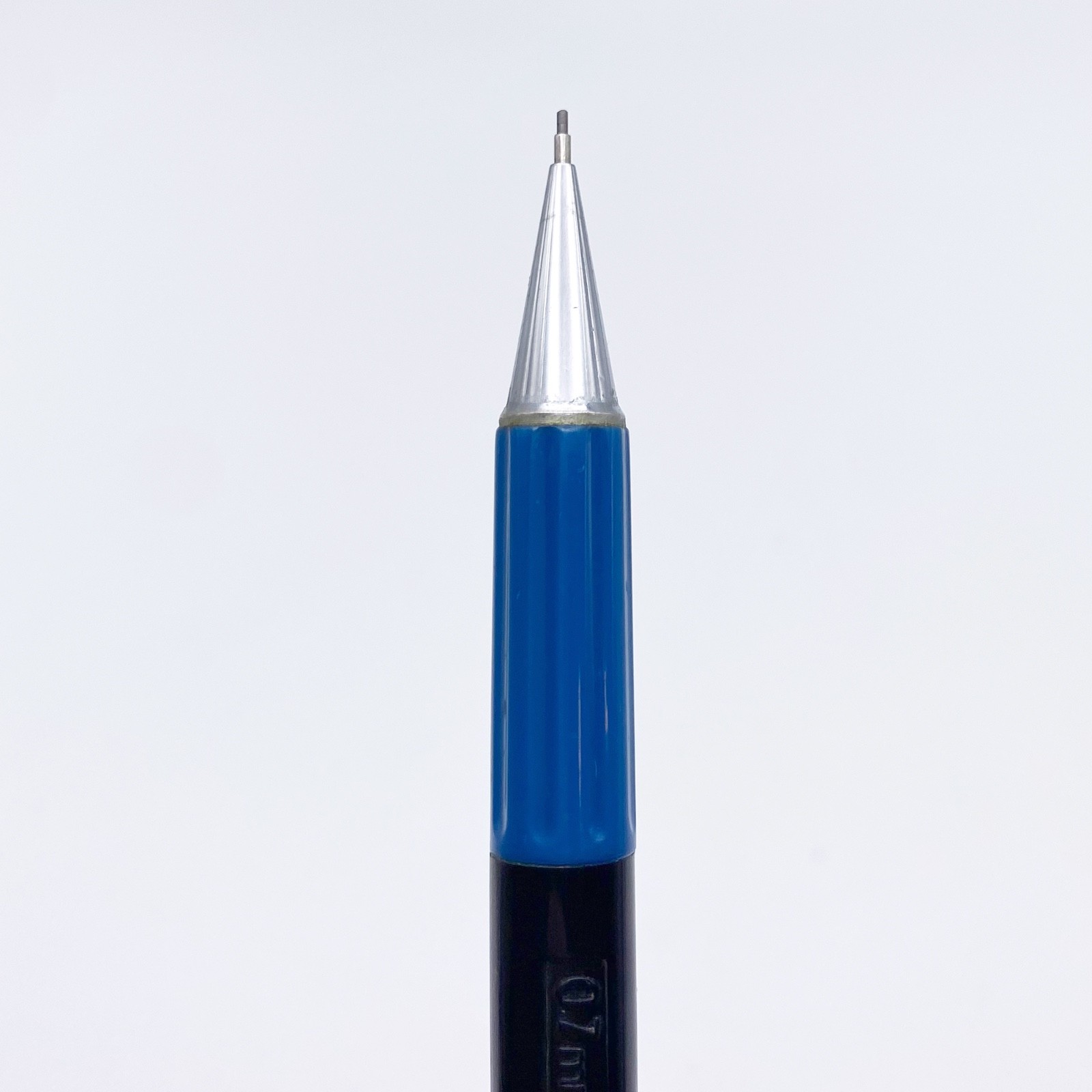 Vintage Pentel P247 Mechanical Pencil 0.7mm Black Blue & Chrome – w/ Lead