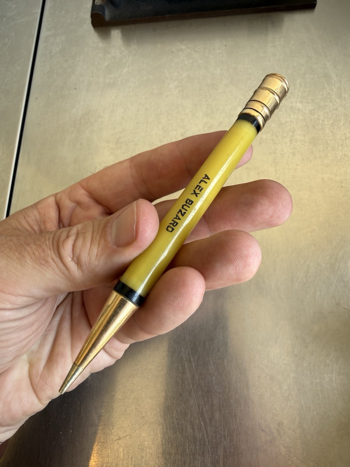 Gold Bond Stonite Yellow 1.1mm Pencil – 1930’s