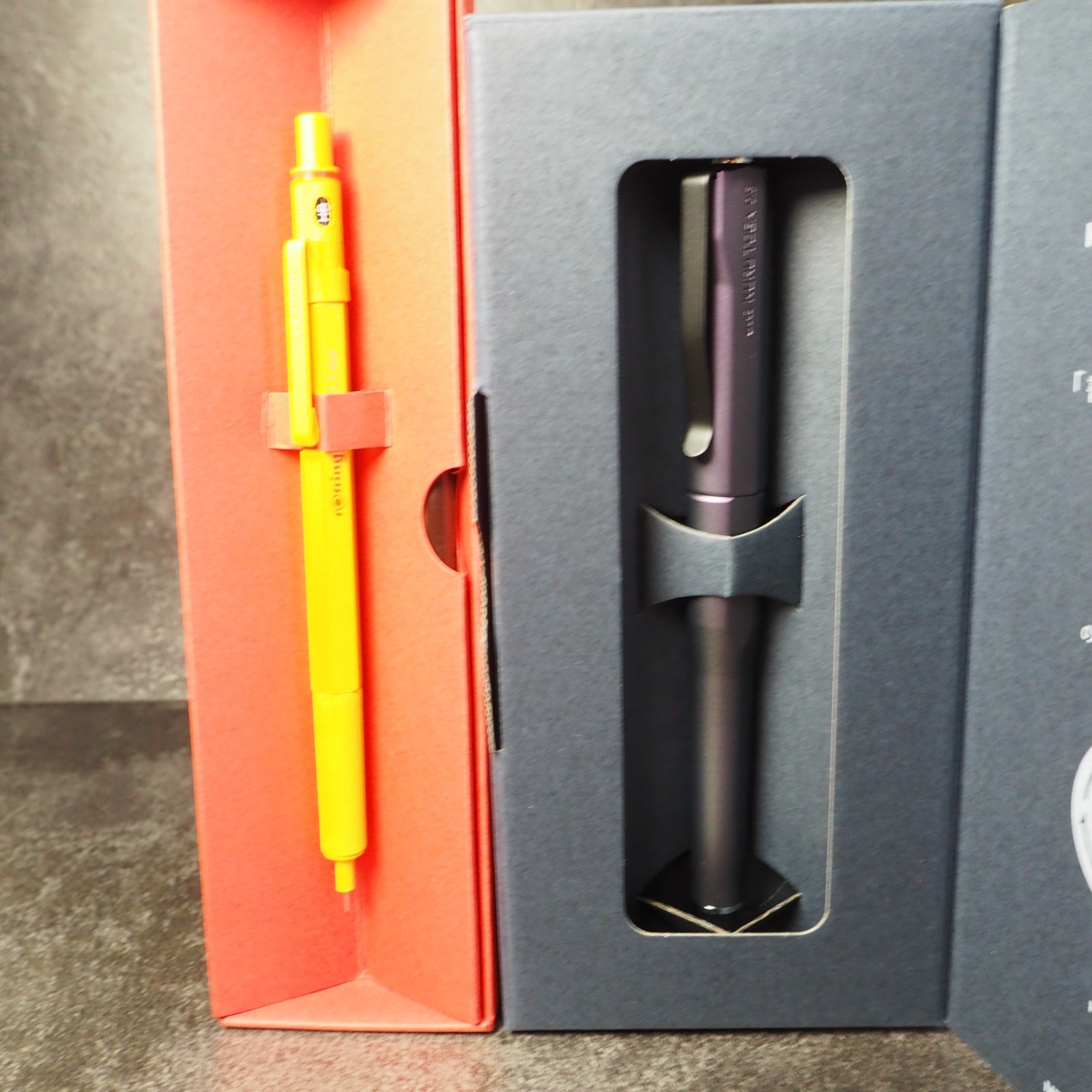 KURUTOGA DIVE Aurora Purple rOtring 600 LOFT Limited Yellow Japan Set
