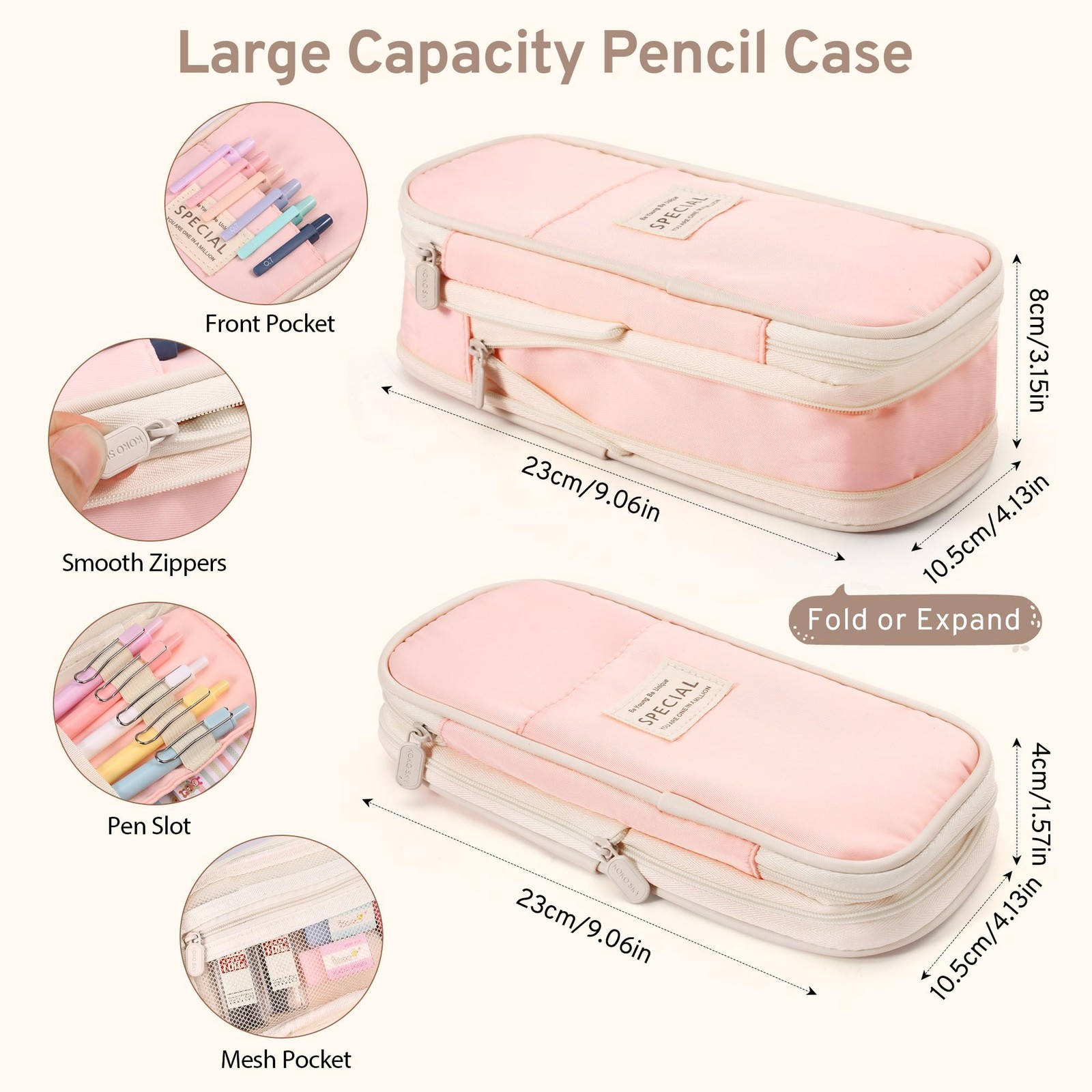 DazSirit 62 PCS Aesthetic School Supplies with Foldable Pencil Case 12 Pastel…
