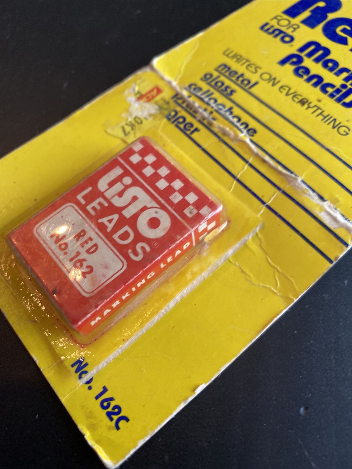 Vintage LISTO LEADS Black & Red Refills No. 162 New in Package NOS