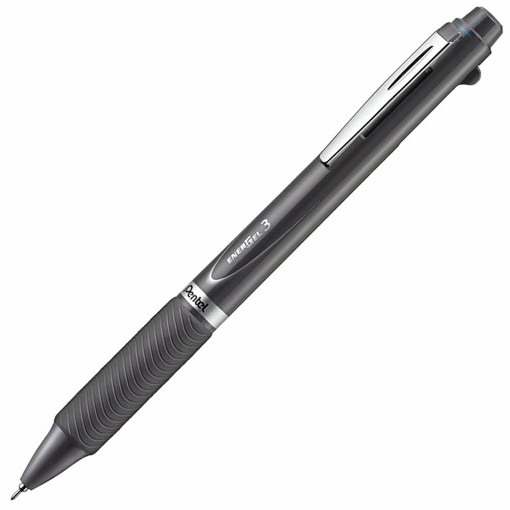 Pentel Multi-Color Gel Ballpoint Pen Energel Black/Red/Blue (XBLC35N) From Japan