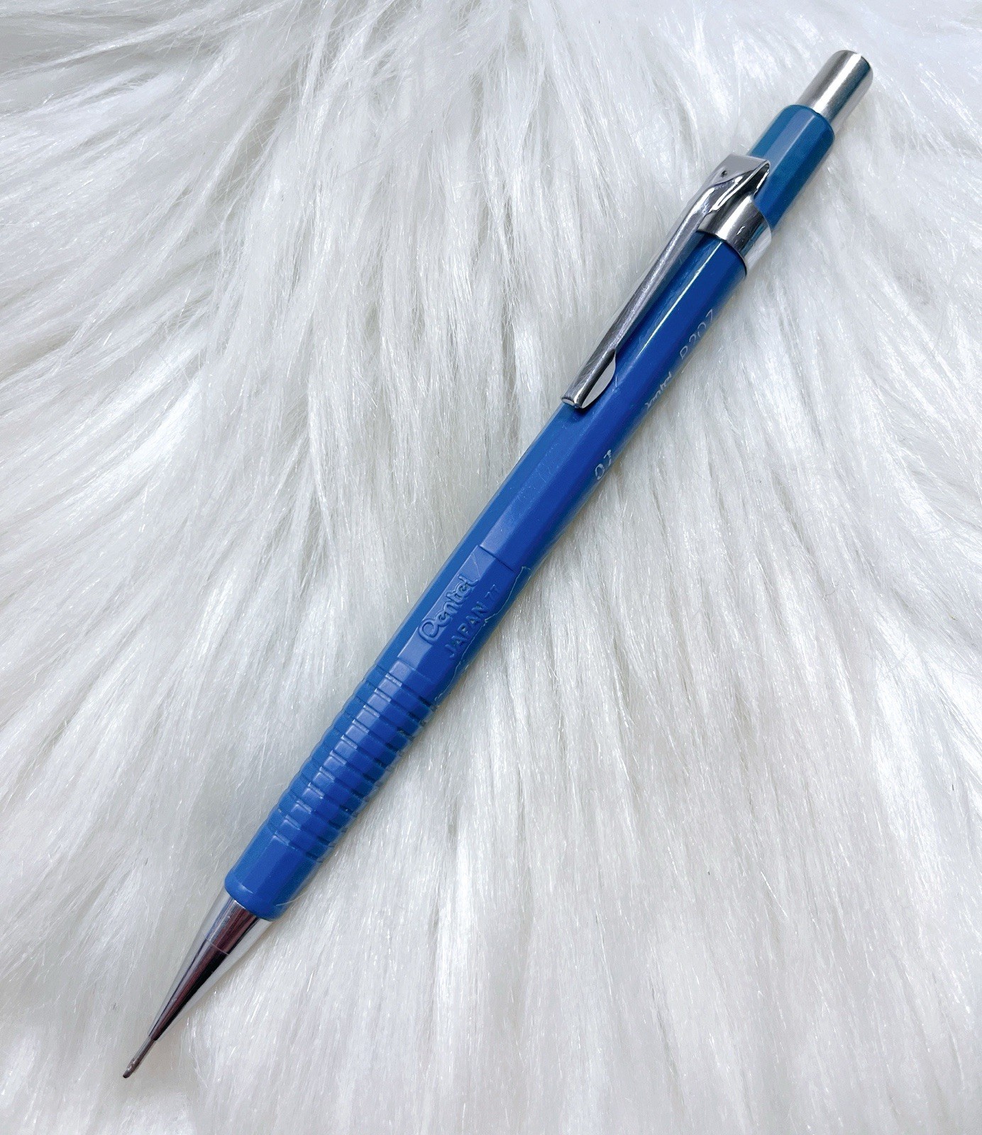 Vintage Baby Blue Pentel Mechanical Pencil P207 Made in Japan 0.7mm