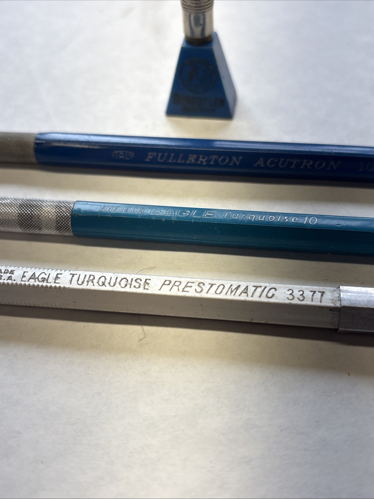 EAGLE Turquoise Prestomatic 3377, EAGLE Turquoise 10, Fullerton Acutron 1030.