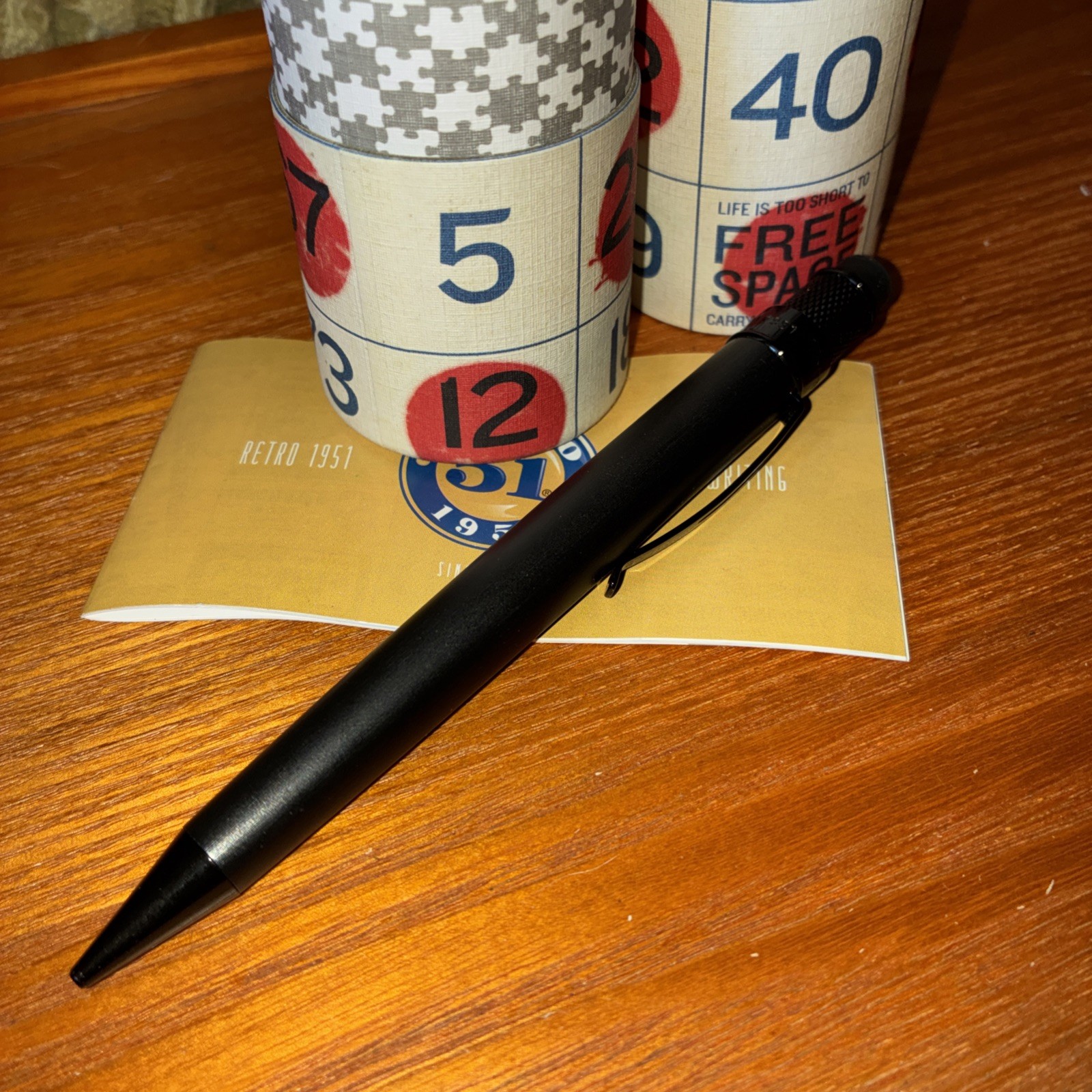 Retro 51 Stealth Tornado Mechanical Pencil in Black – 1.15 mm – NEW