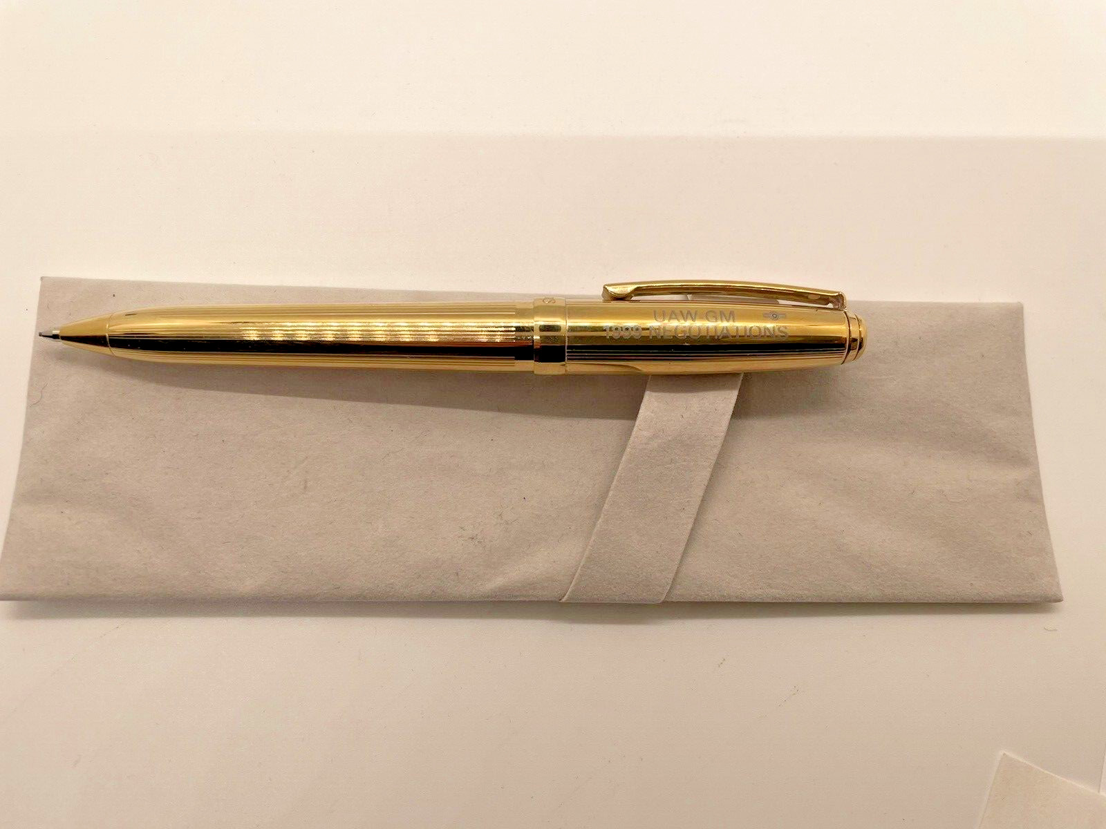 Sheaffer ‘s Prelude 368 22K Gold Plated .7mm Mechanical Pencil USA ‘UAW GM’