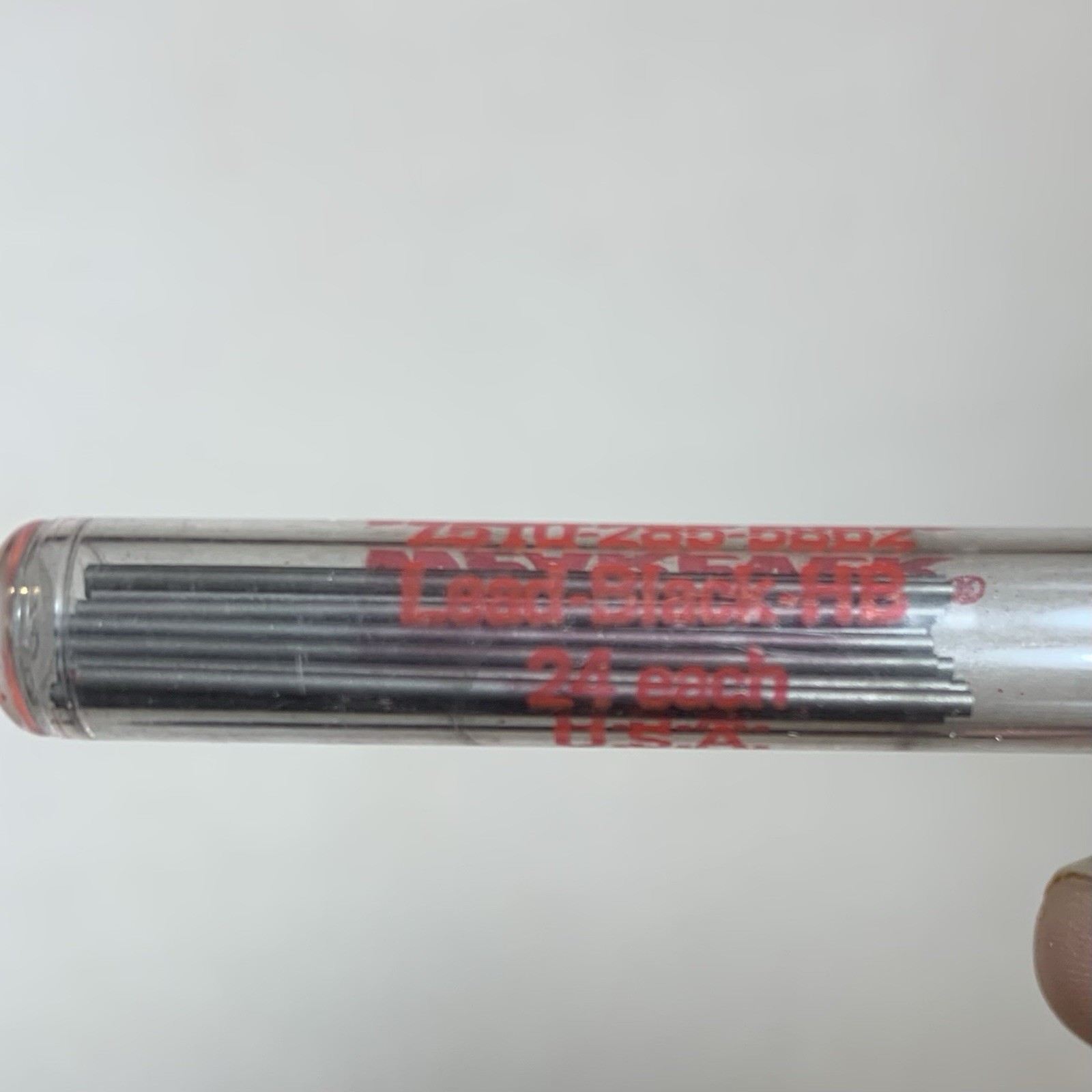 Vintage NOS Wearever Drafting Pencil Lead 24 Refills Black HB 0.46 7510-285-5862