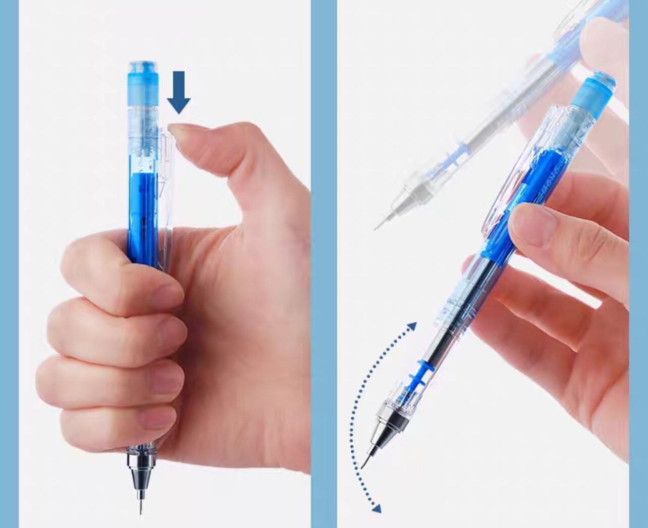 Free Uni Leads+Tombow mono mechanical pencils 0.5mm Graph Made In Japan US Stoc