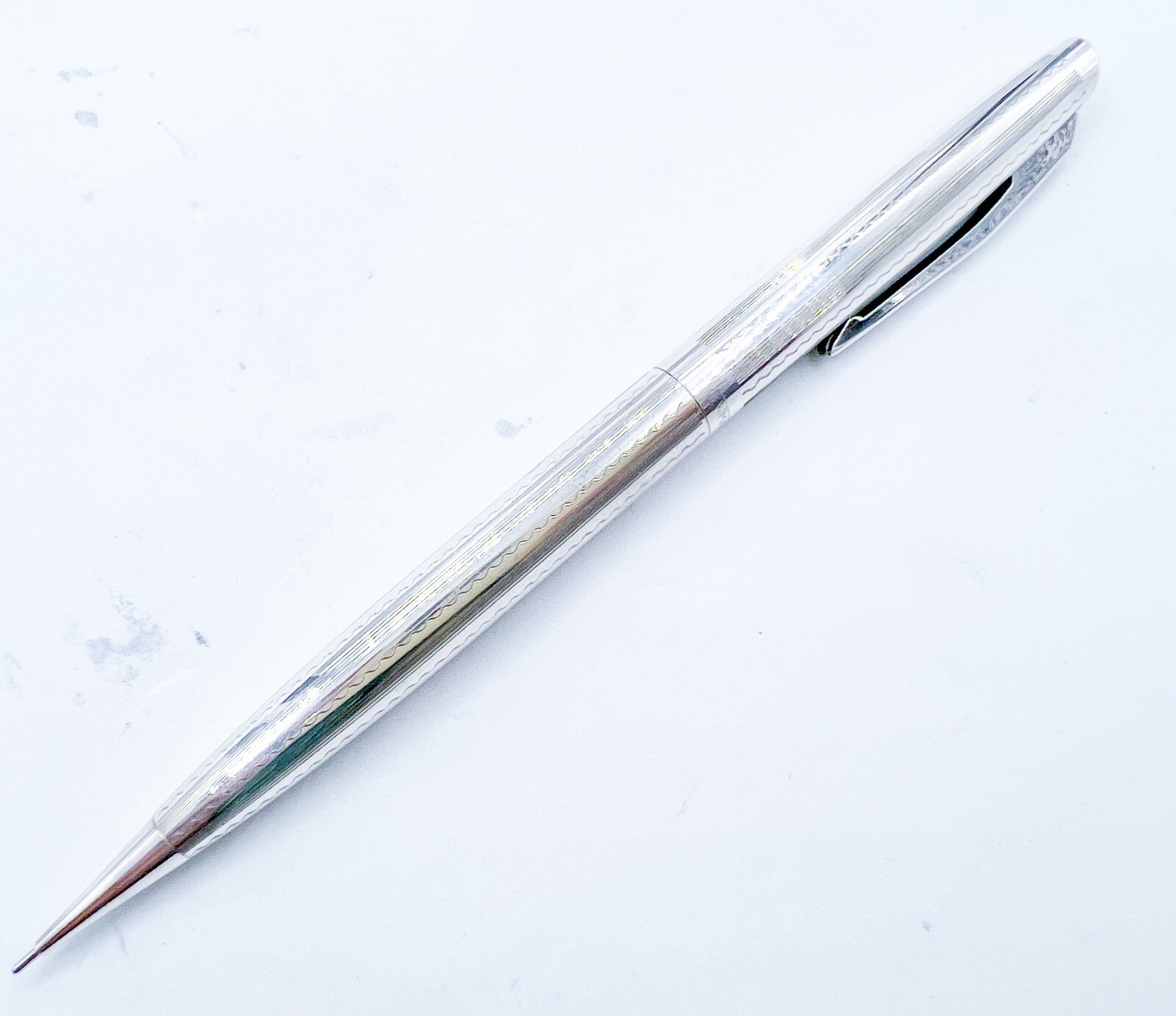 Newman Sterling Silver Mechanical Pencil 0.5mm continues twist Japan