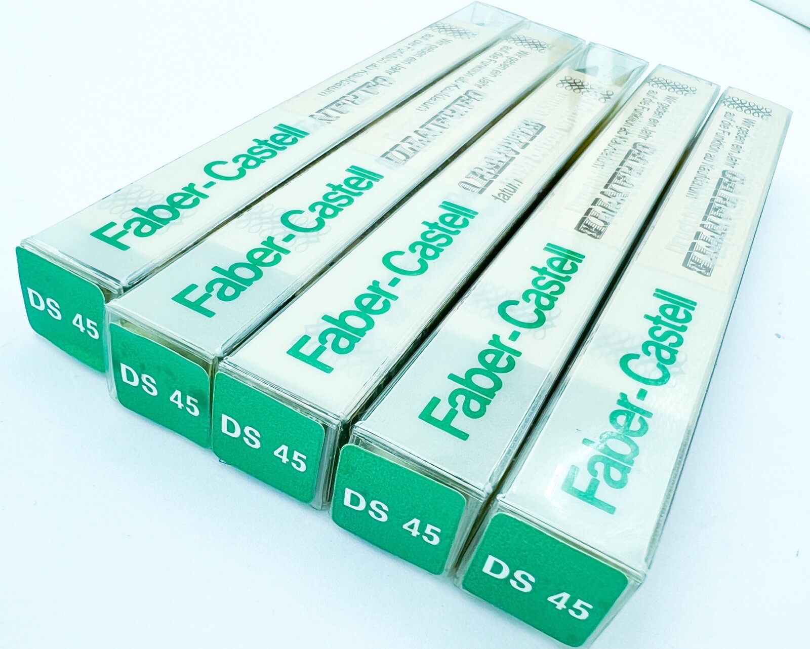 NOS Faber castell Ds45 mechanical pencil west Germany sliding sleeve 5pcs In Box