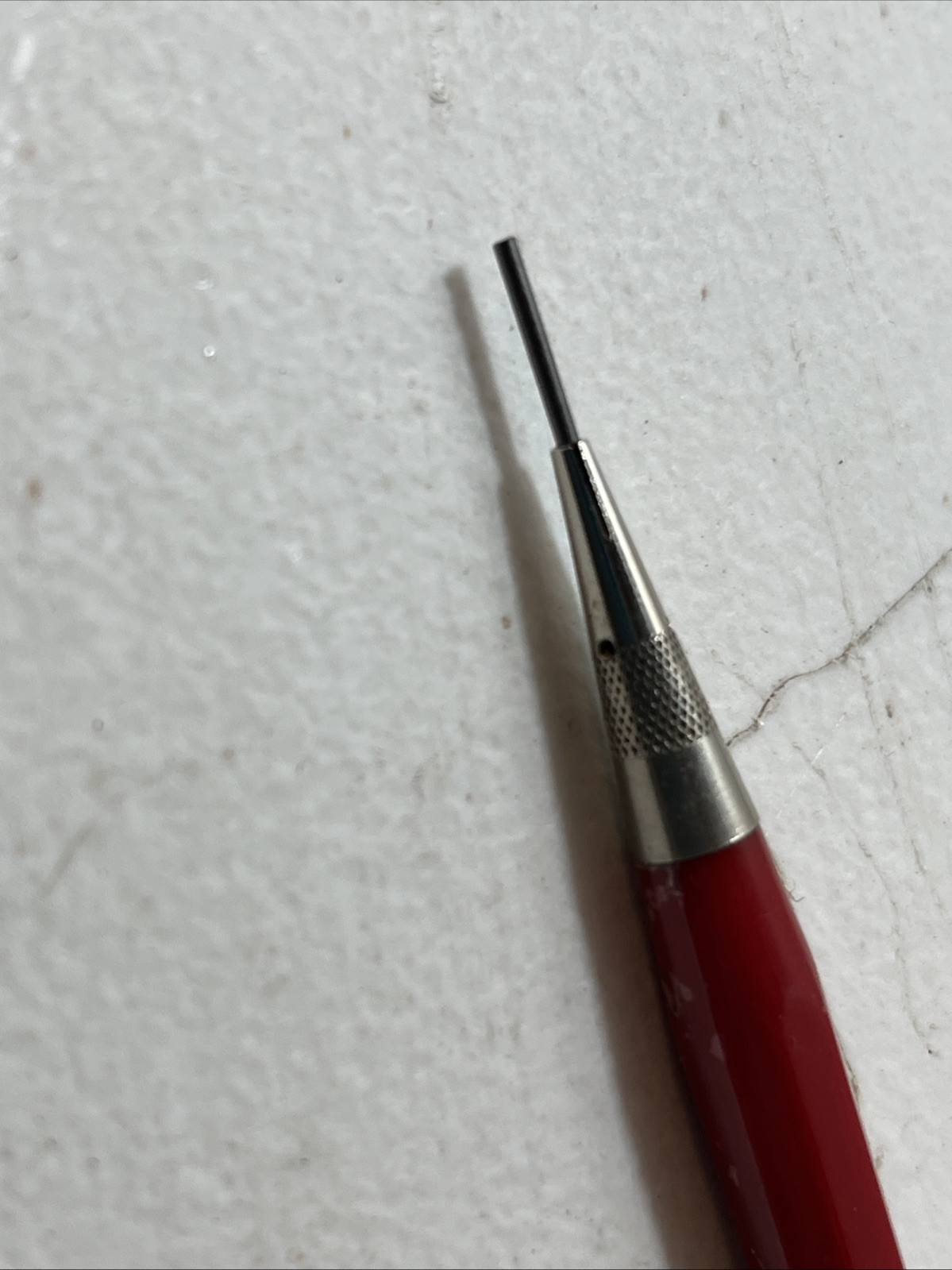 Durolite 1940s 50s Rotary phone dialer Topper Mechanical Pencil Red Antique