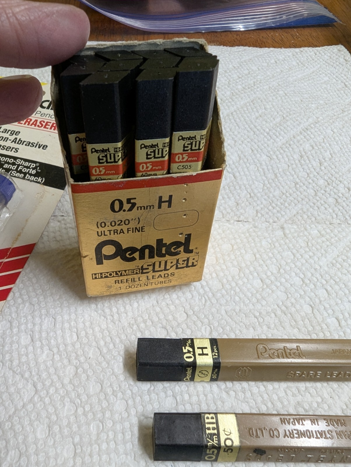 PENTEL Mechanical Pencil & Leads HUGE VARIETY LOT Vintage New & Old
